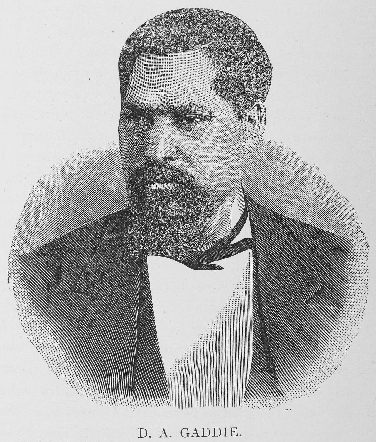 Portrait of Daniel Abraham Gaddie (1832–1911) – memorial page