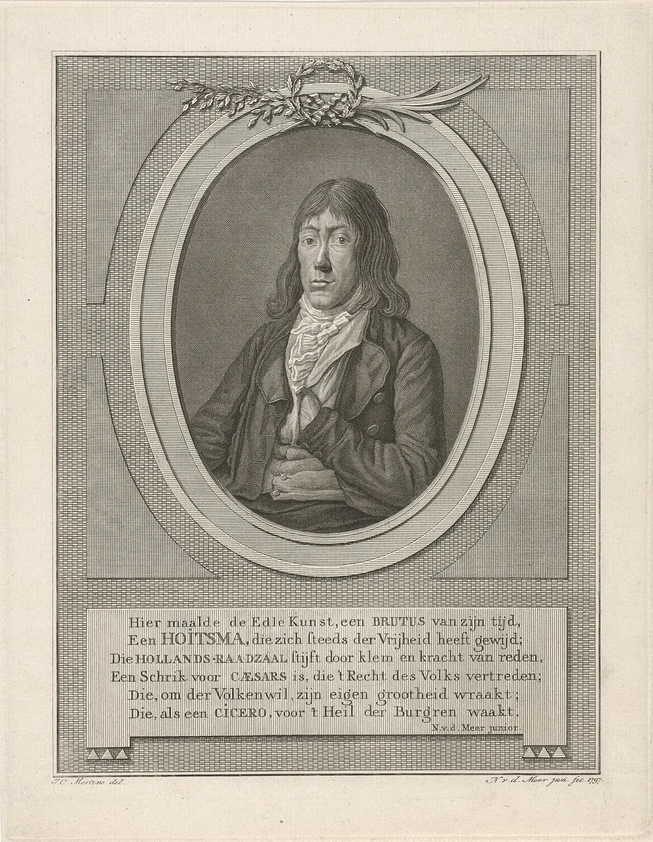 Porträt von Dirk Hoitsma (1768–1811) – Gedenkseite