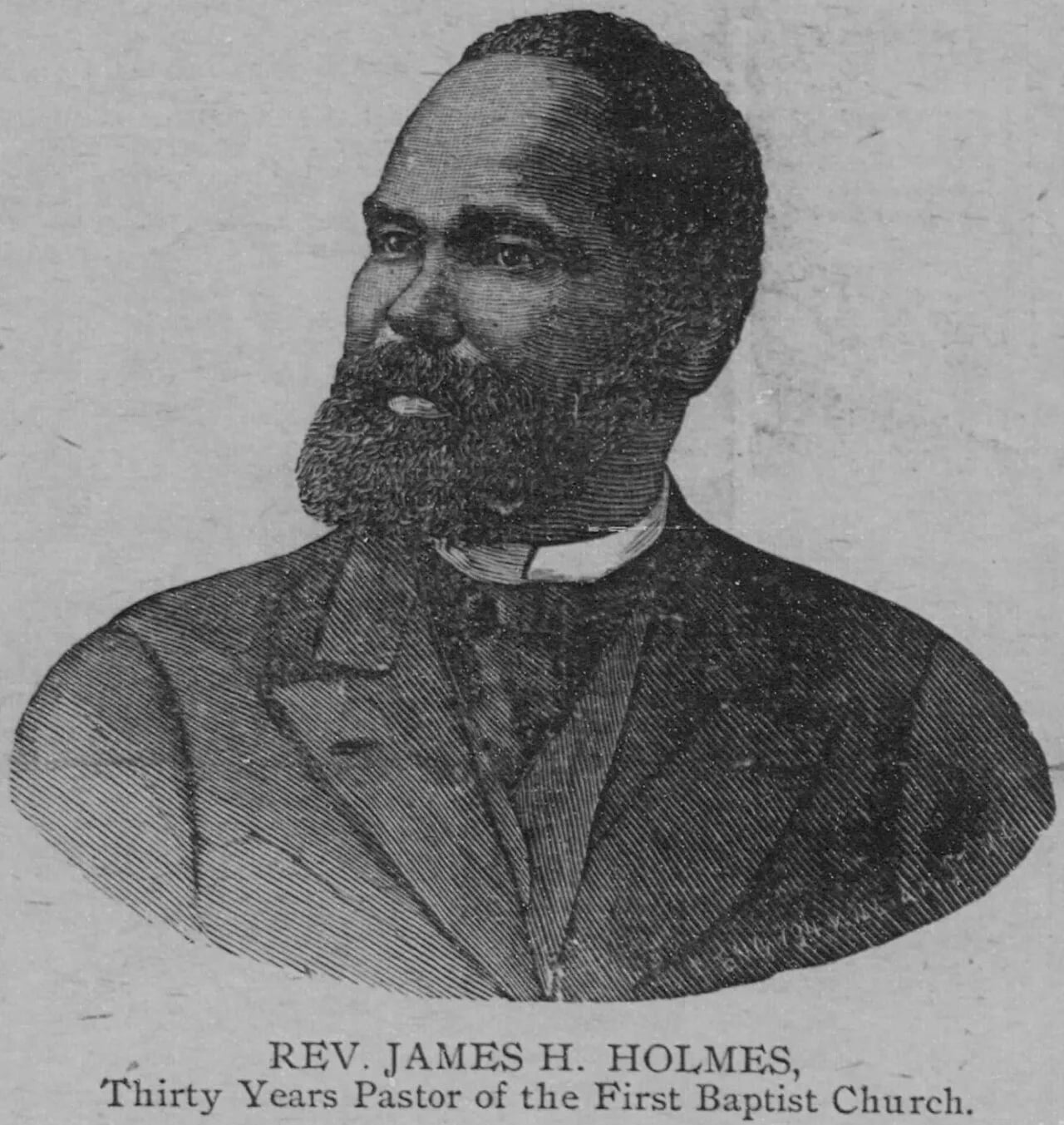 Porträt von James H. Holmes (1826–1900) – Gedenkseite