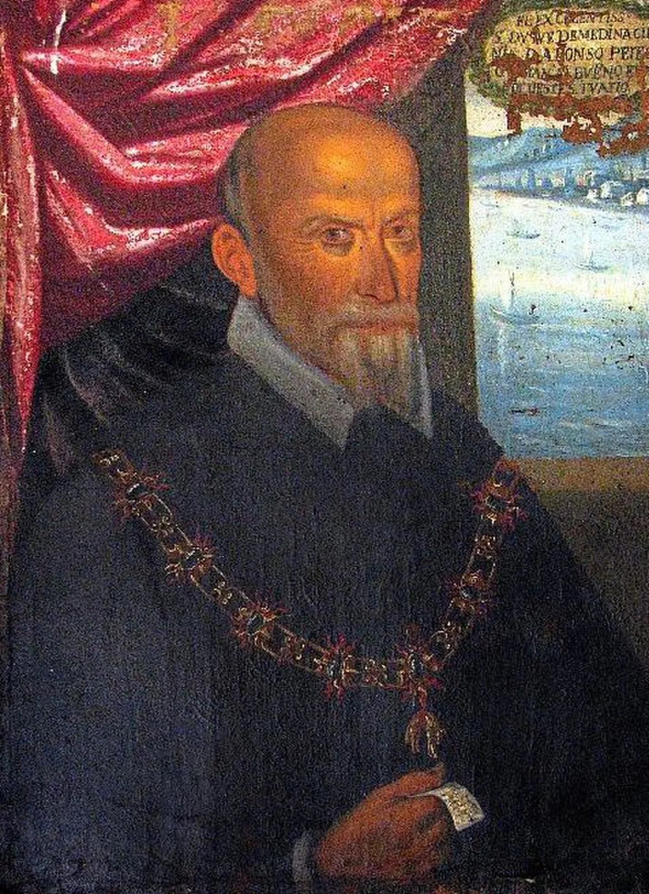 Porträt von Alonso Pérez de Guzmán (1550–1619) – Gedenkseite