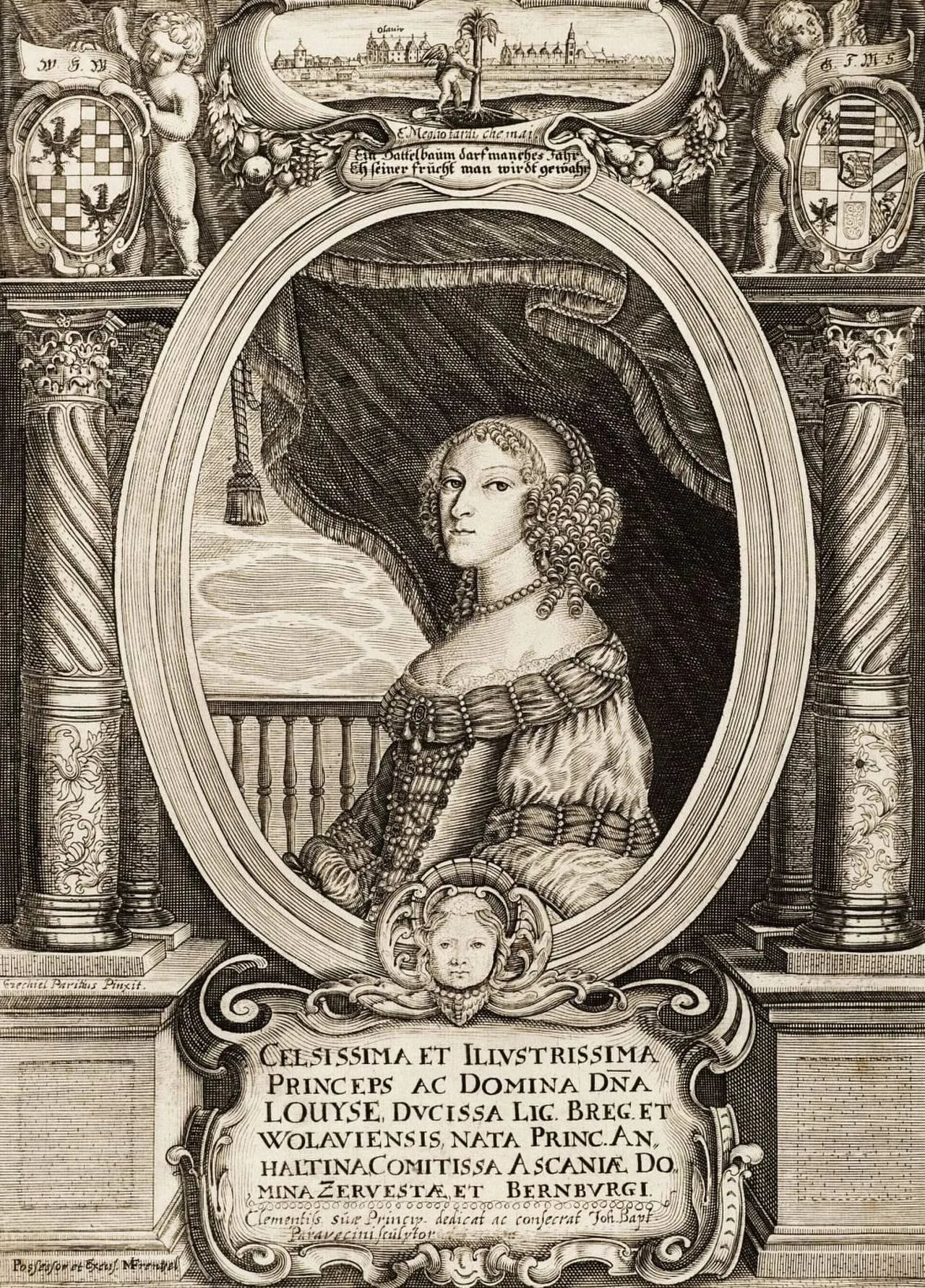 Portrait of Luise von Anhalt-Dessau (1631–1680) – memorial page