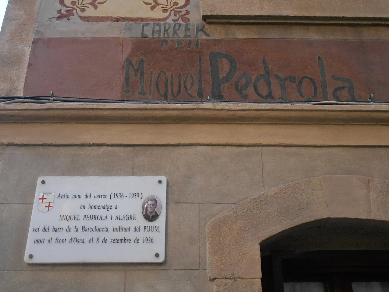Portrait of Miquel Pedrola i Alegre (1917–1936) – memorial page