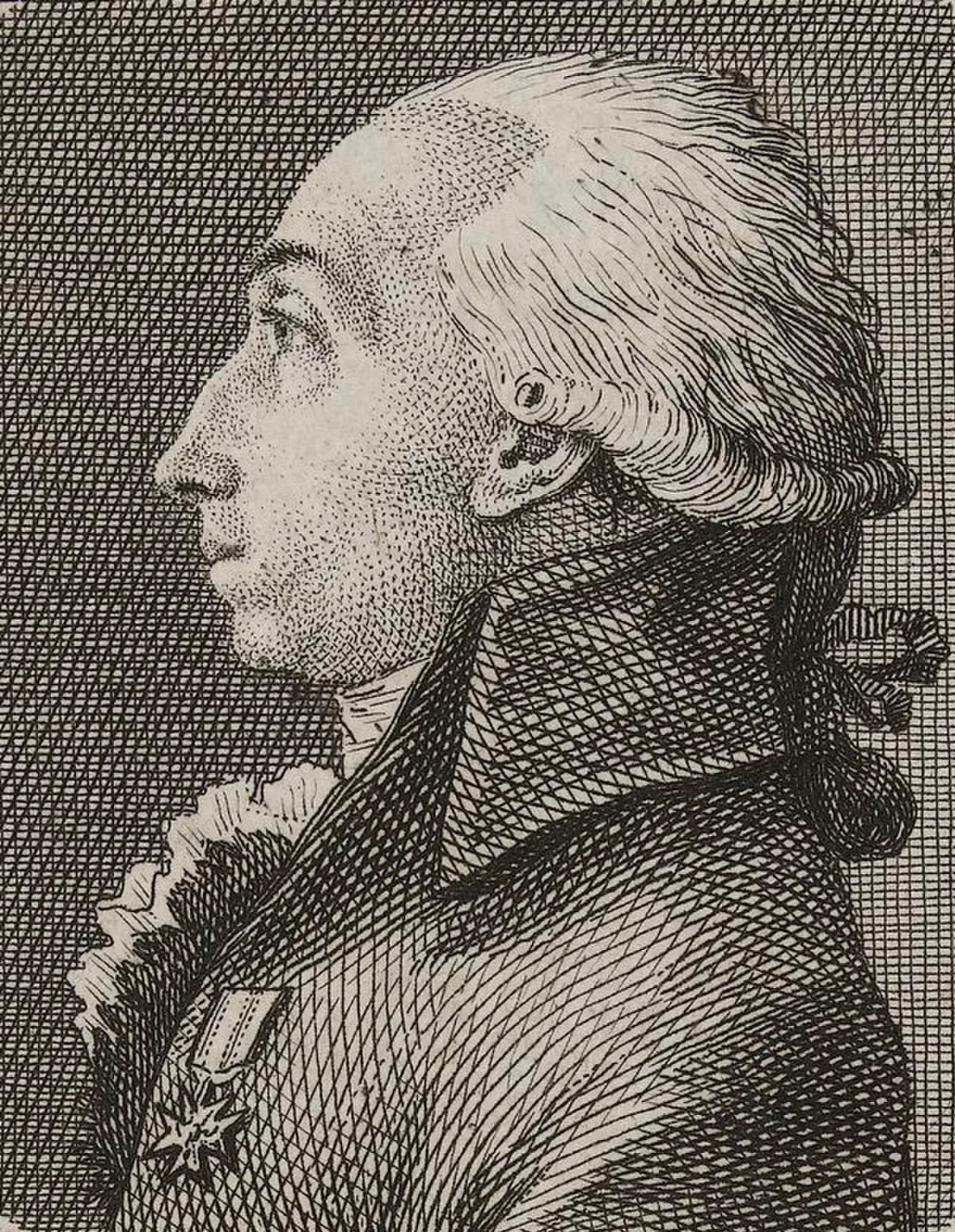 Porträt von Antoine Charles Gabriel de Folleville (1749–1835) – Gedenkseite