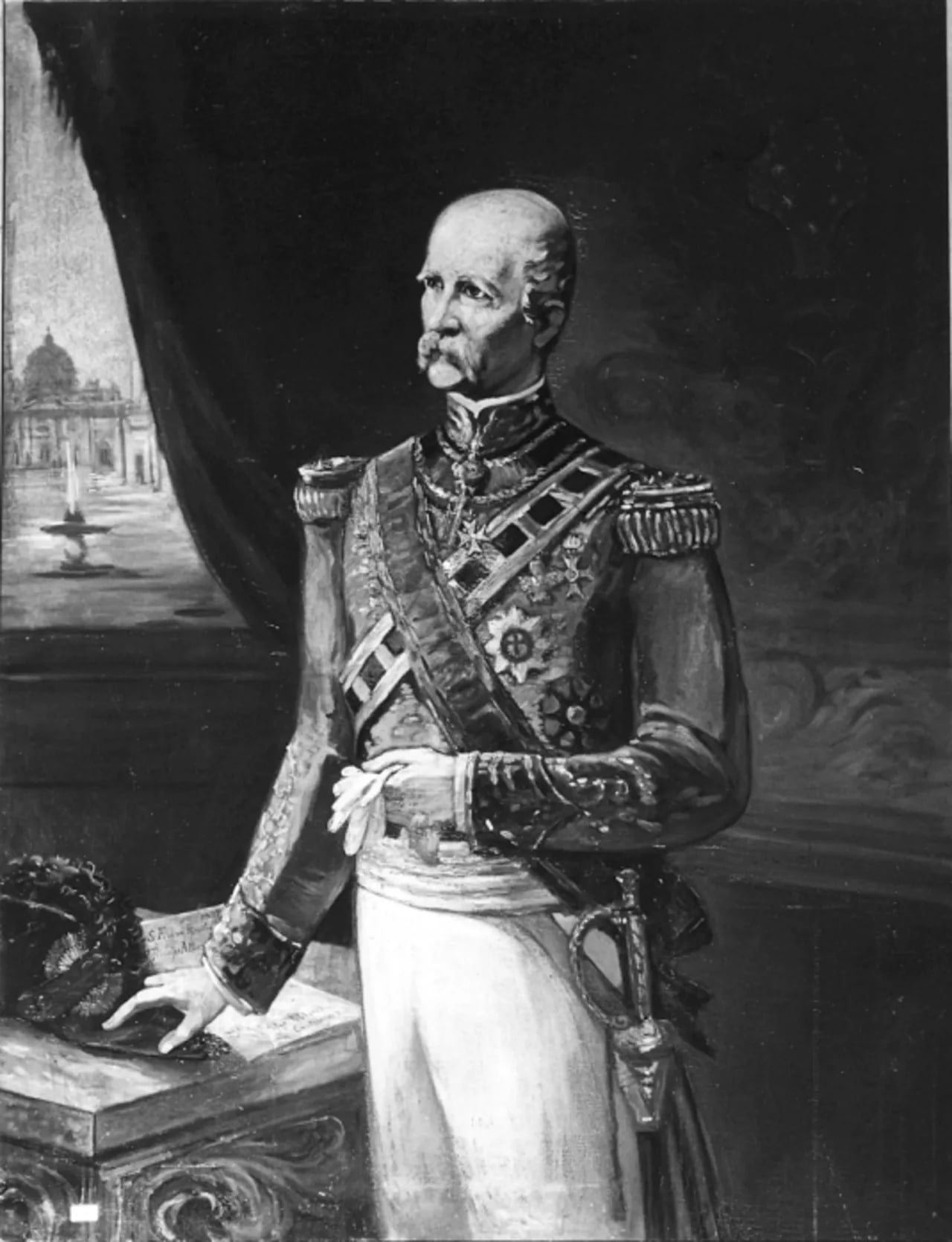 Porträt von Emilio Altieri, VII principe di Oriolo (1819–1900) – Gedenkseite