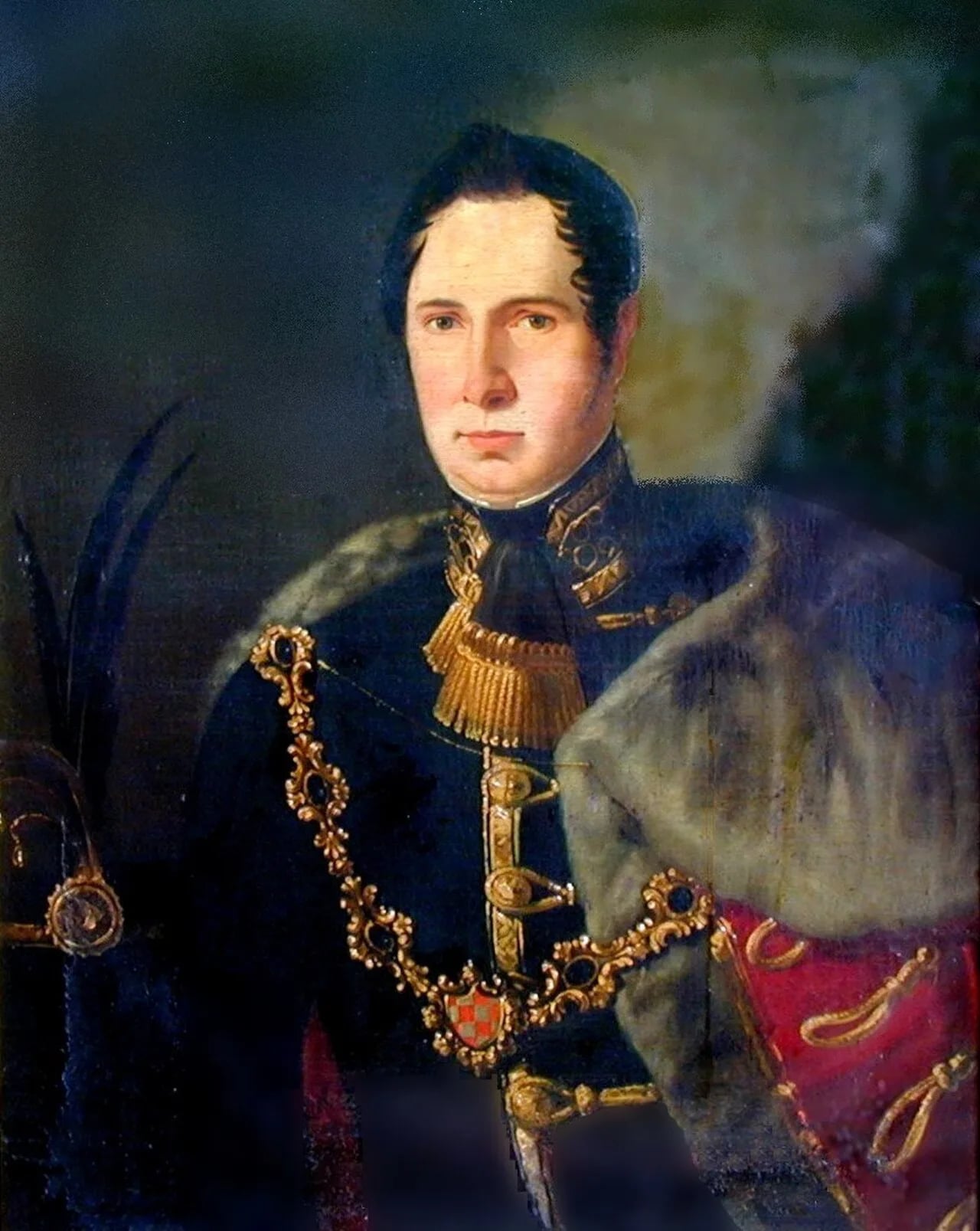 Porträt von Carl Meichsner von Meichsenau (1817–1885) – Gedenkseite