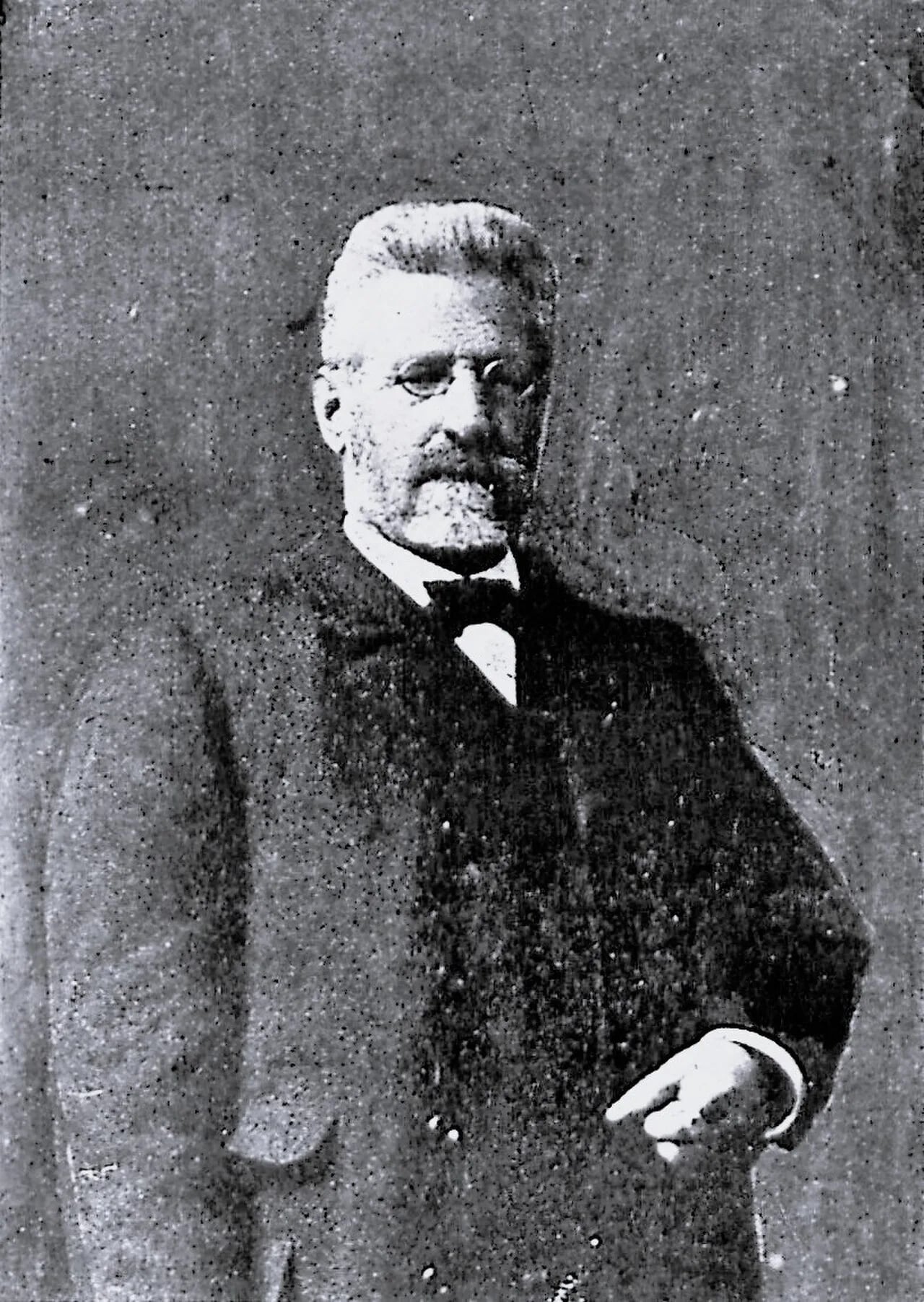 Porträt von August Lüderitz (1838–1922) – Gedenkseite