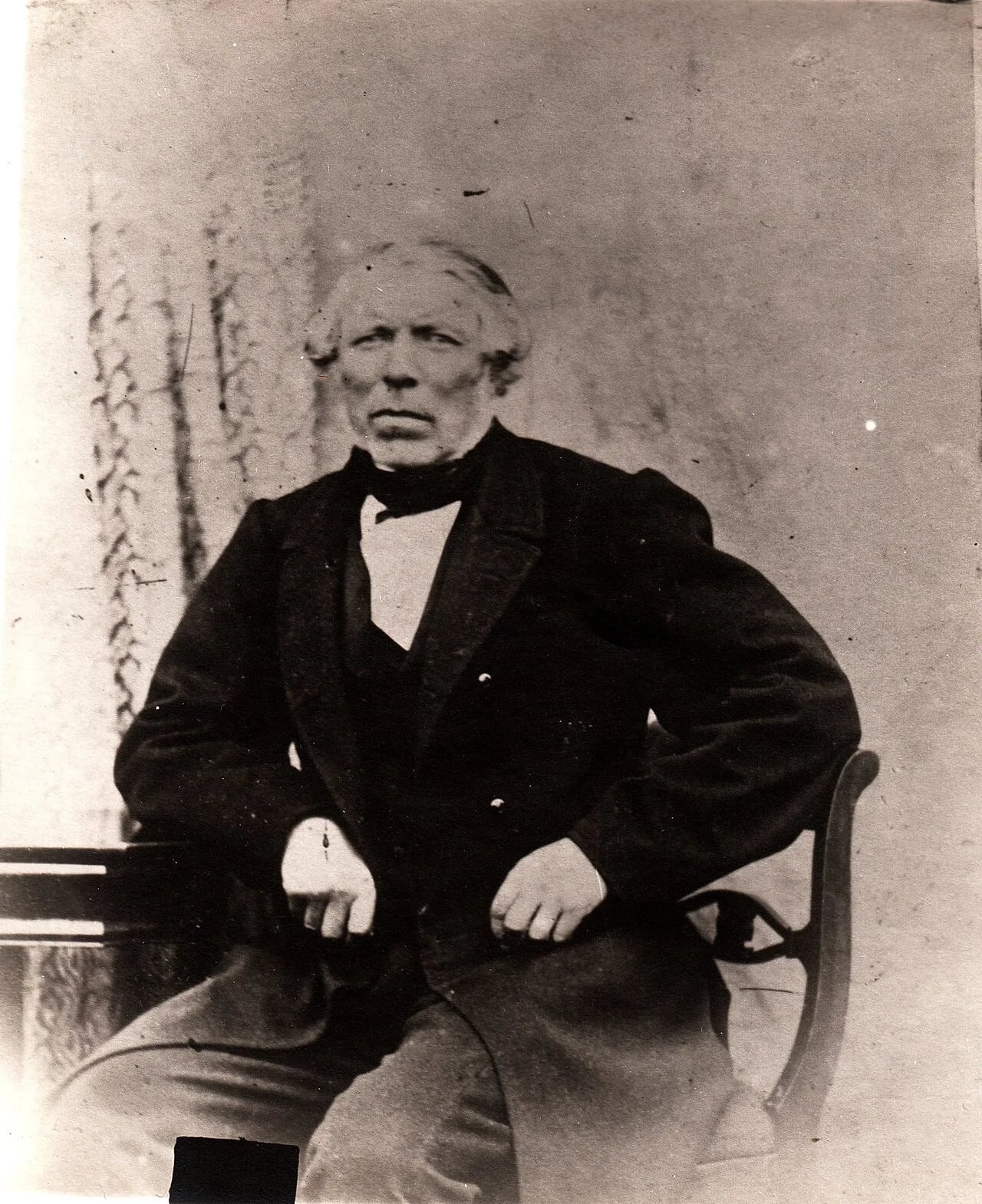 Porträt von Lorents D. Muus (1809–1887) – Gedenkseite