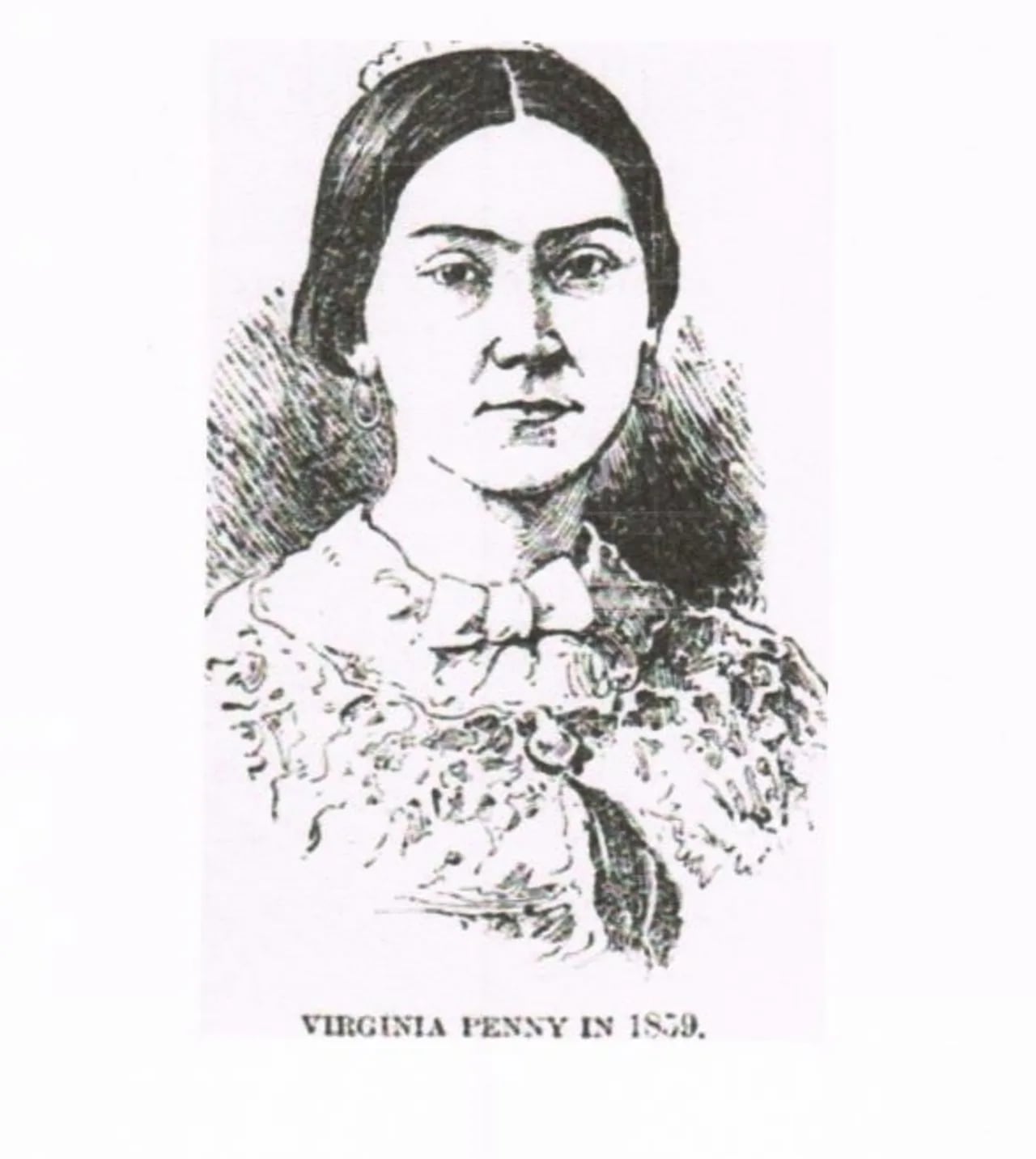 Portrait of Virginia Penny (1826–1913) – memorial page