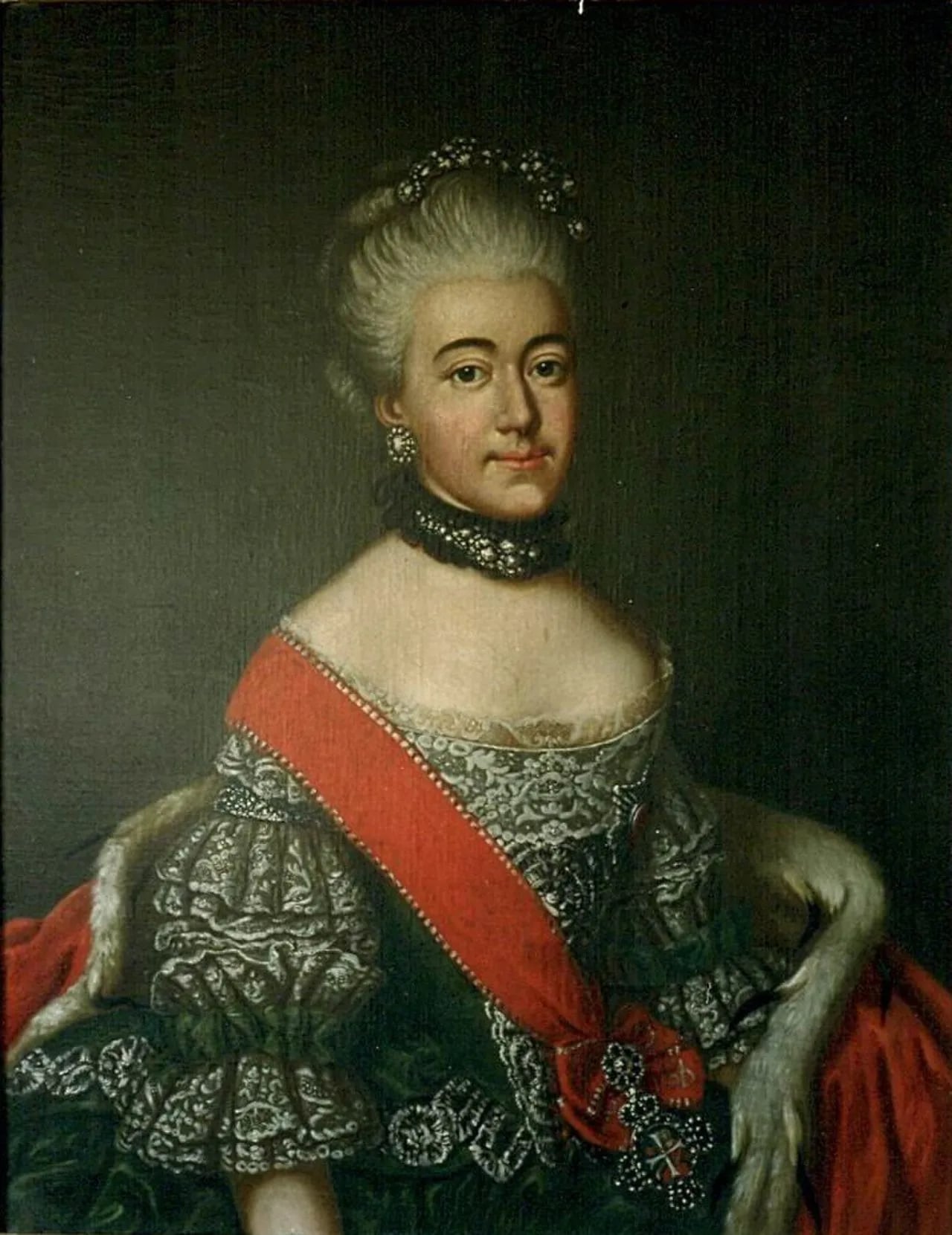Porträt von Luise Albertina von Schleswig-Holstein-Sonderburg-Plön (1748–1769) – Gedenkseite
