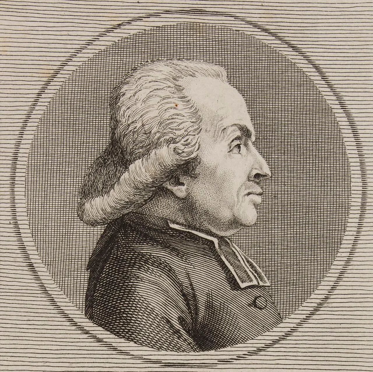 Porträt von Jacques Joseph Burnequez (1732–1802) – Gedenkseite