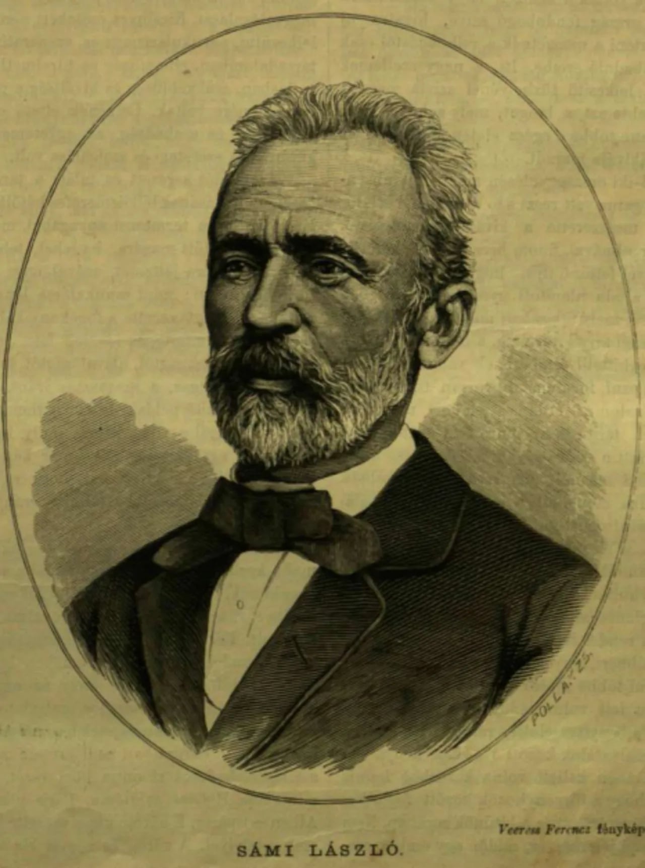 Portrait of László Sámi (1817–1881) – memorial page