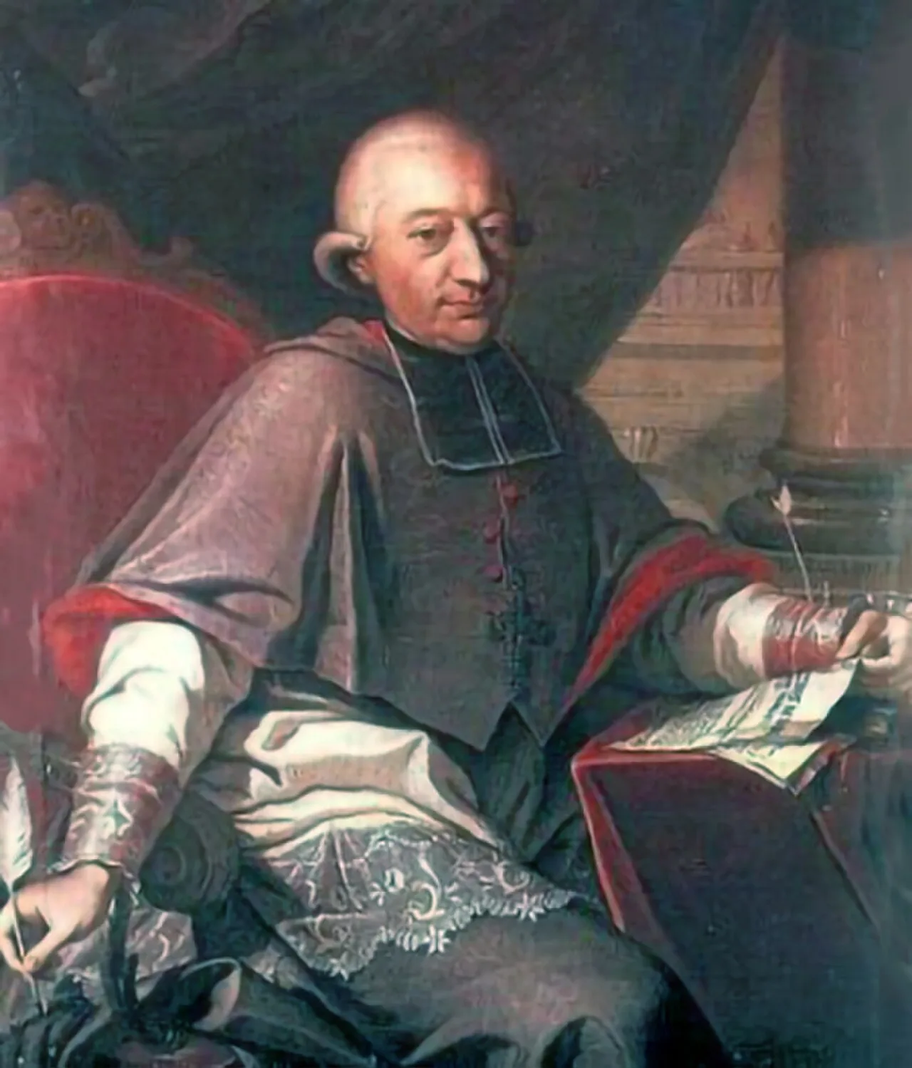 Portrait of Peter Michael Vigil von Thun und Hohenstein (1724–1800) – memorial page