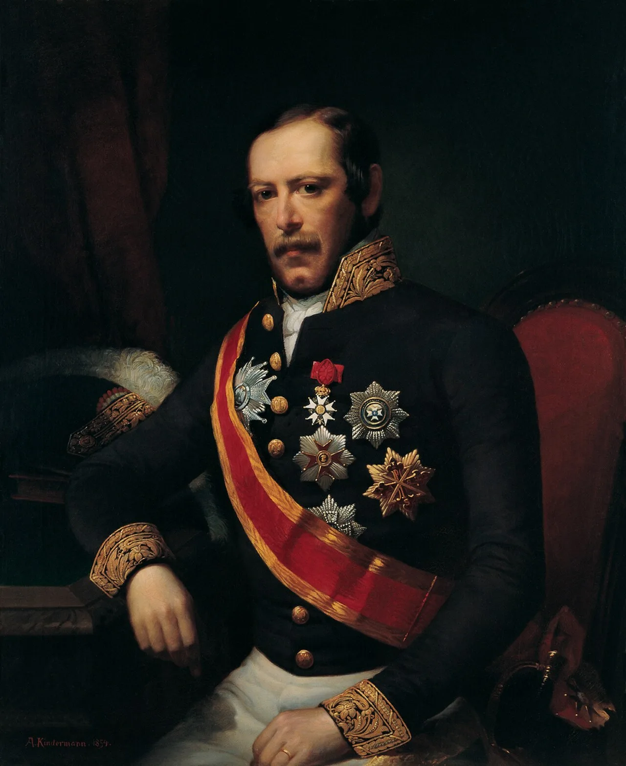 Porträt von Édouard Thouvenel (1818–1866) – Gedenkseite