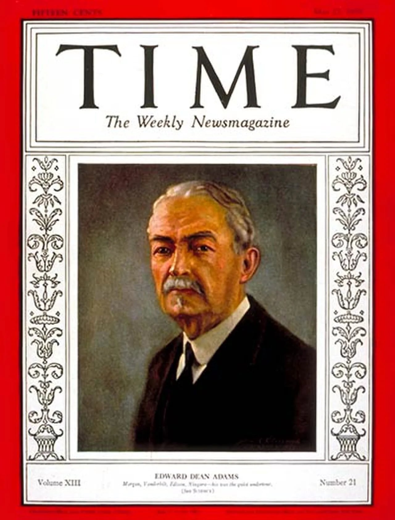 Portrait of Edward Dean Adams (1846–1931) – memorial page