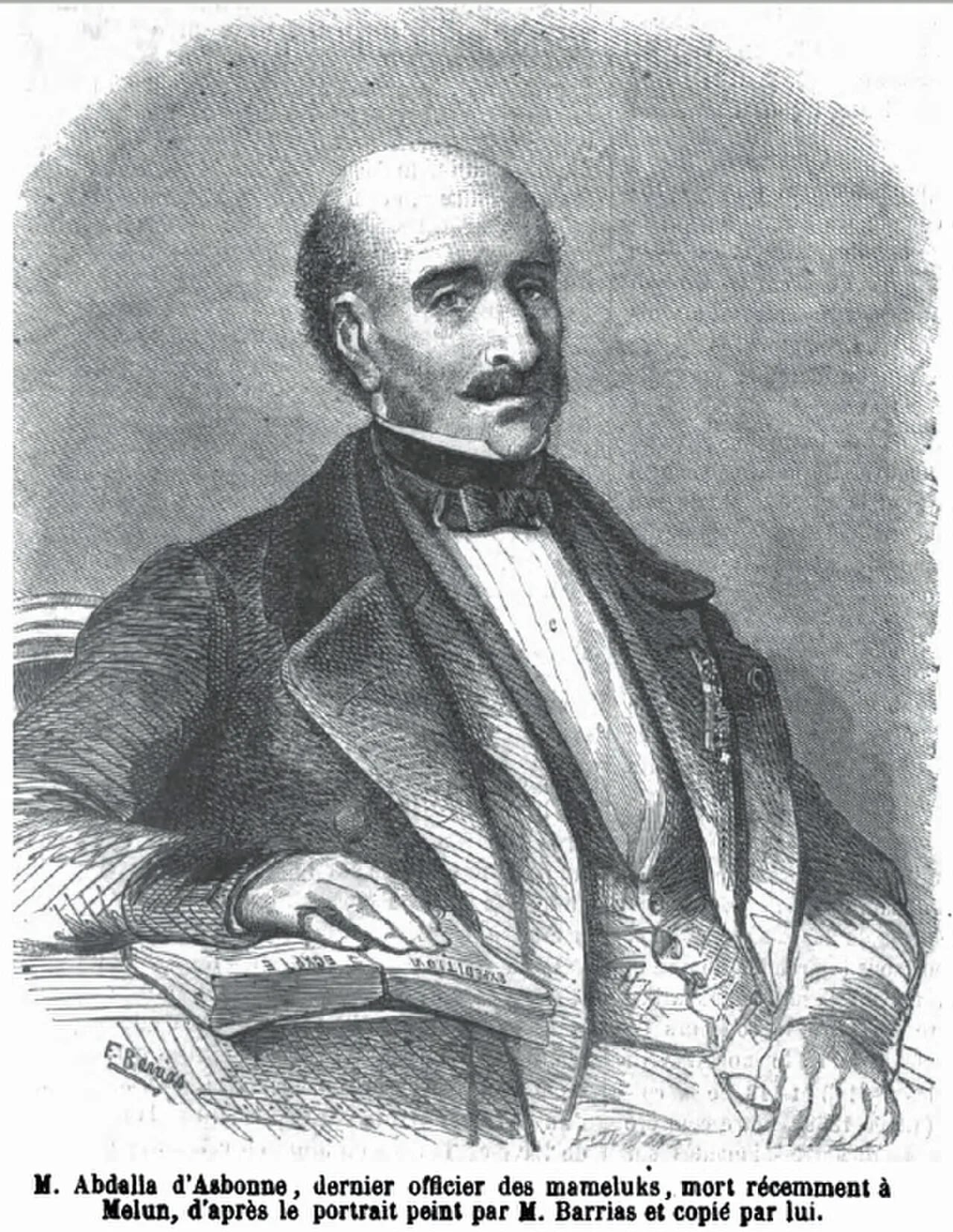Porträt von Abdallah d'Asbonne (1776–1859) – Gedenkseite