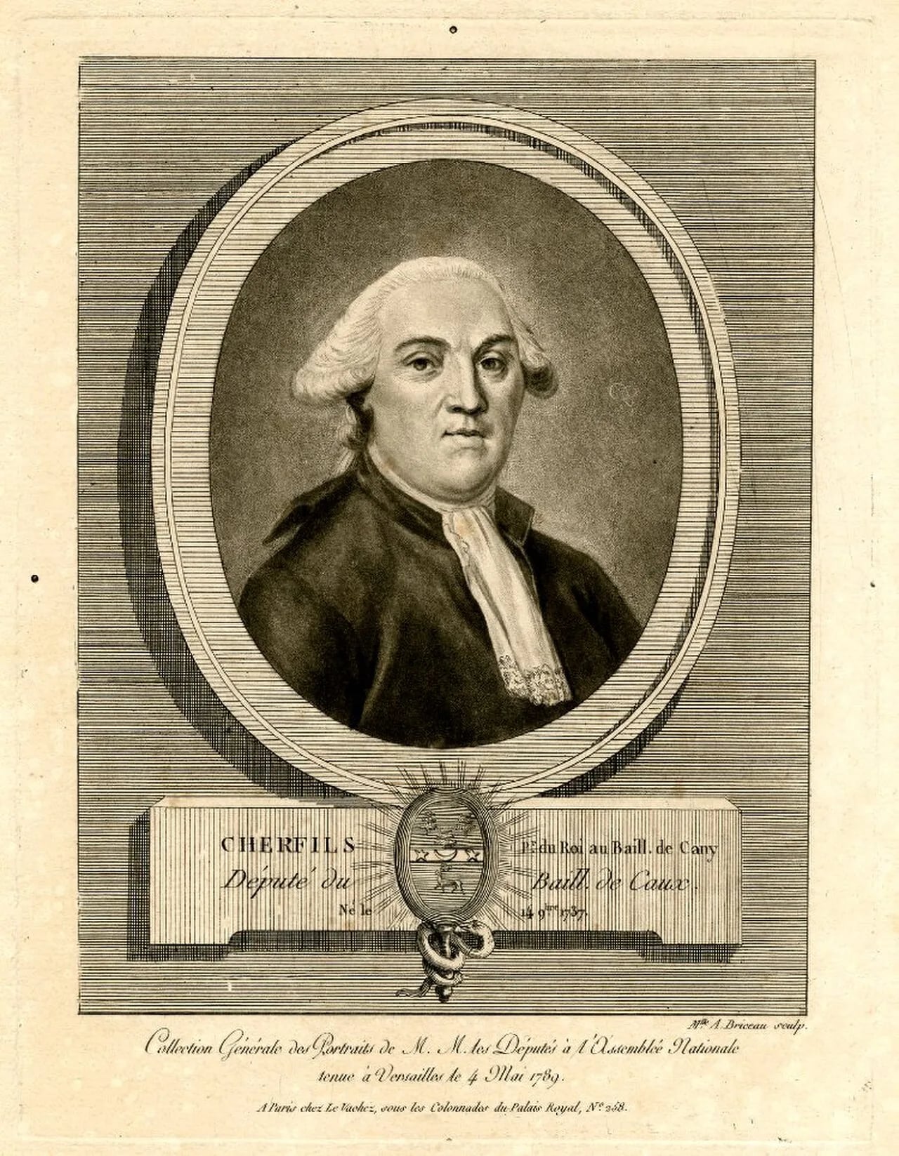 Portrait of Jean-Baptiste Michel Cherfils (1737–1807) – memorial page