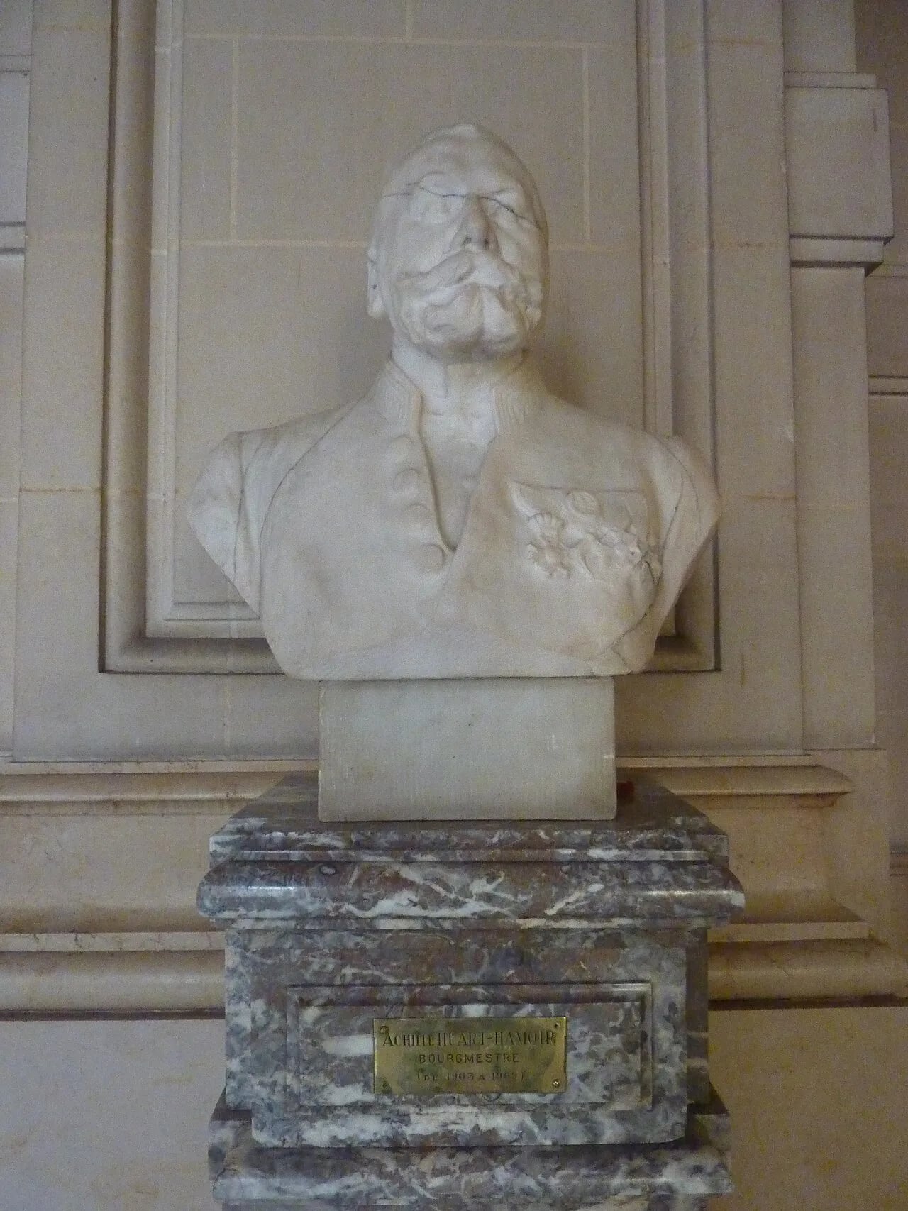 Portrait of Achille Huart Hamoir (1841–1913) – memorial page