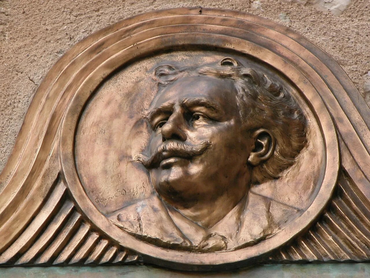 Porträt von Achille Maffre de Baugé (1855–1928) – Gedenkseite