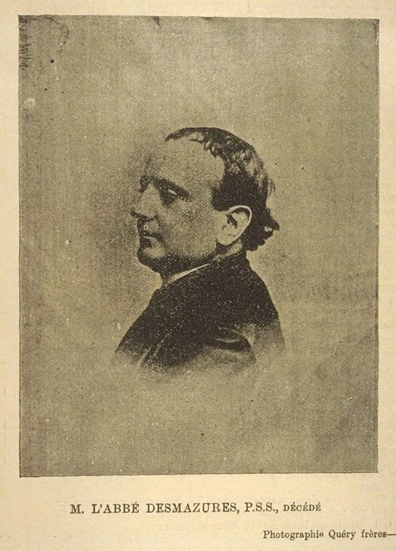 Portrait of Adam Charles Gustave Desmazures (1818–1891) – memorial page