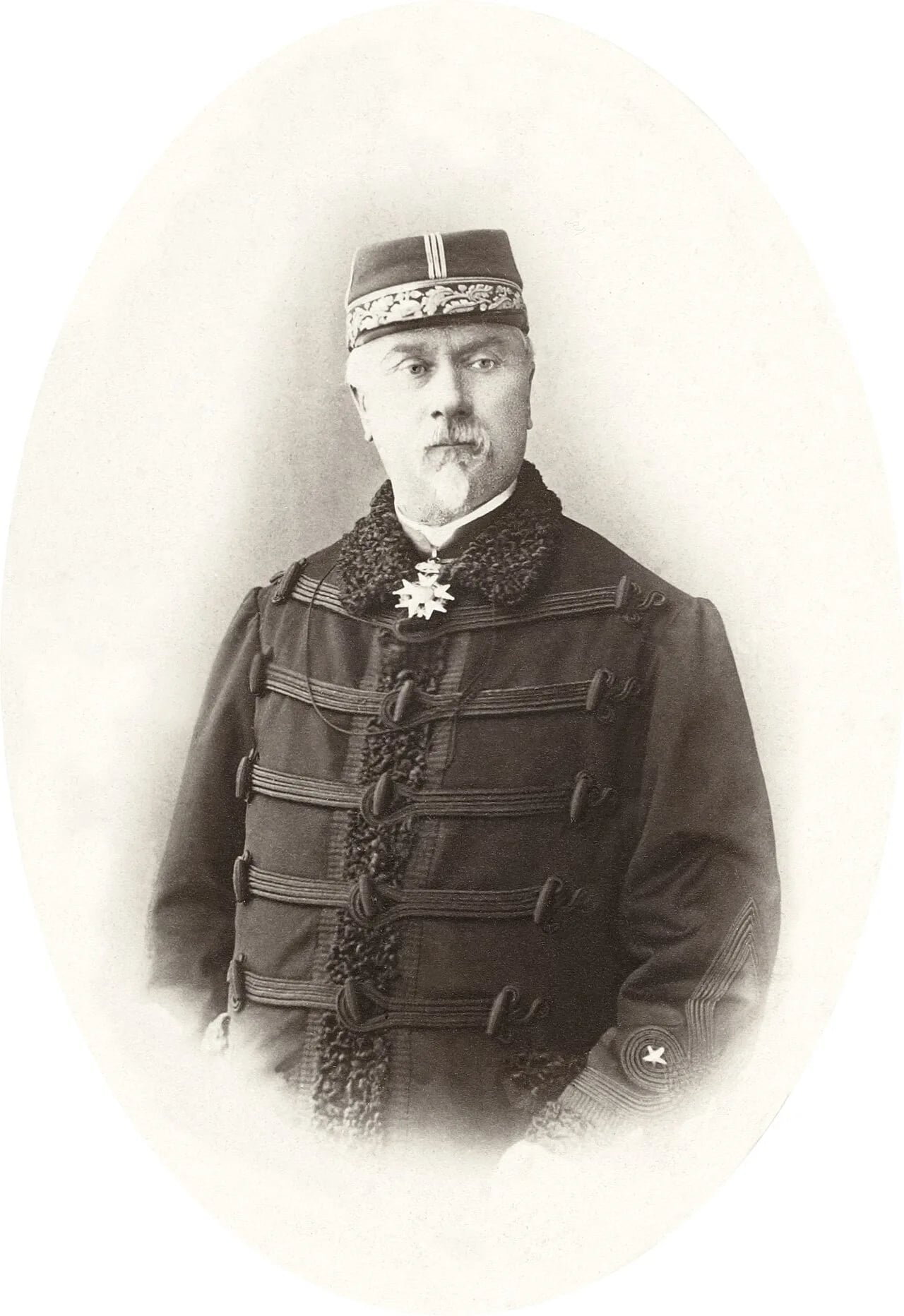 Porträt von Adolphe Hanoteau (1814–1897) – Gedenkseite