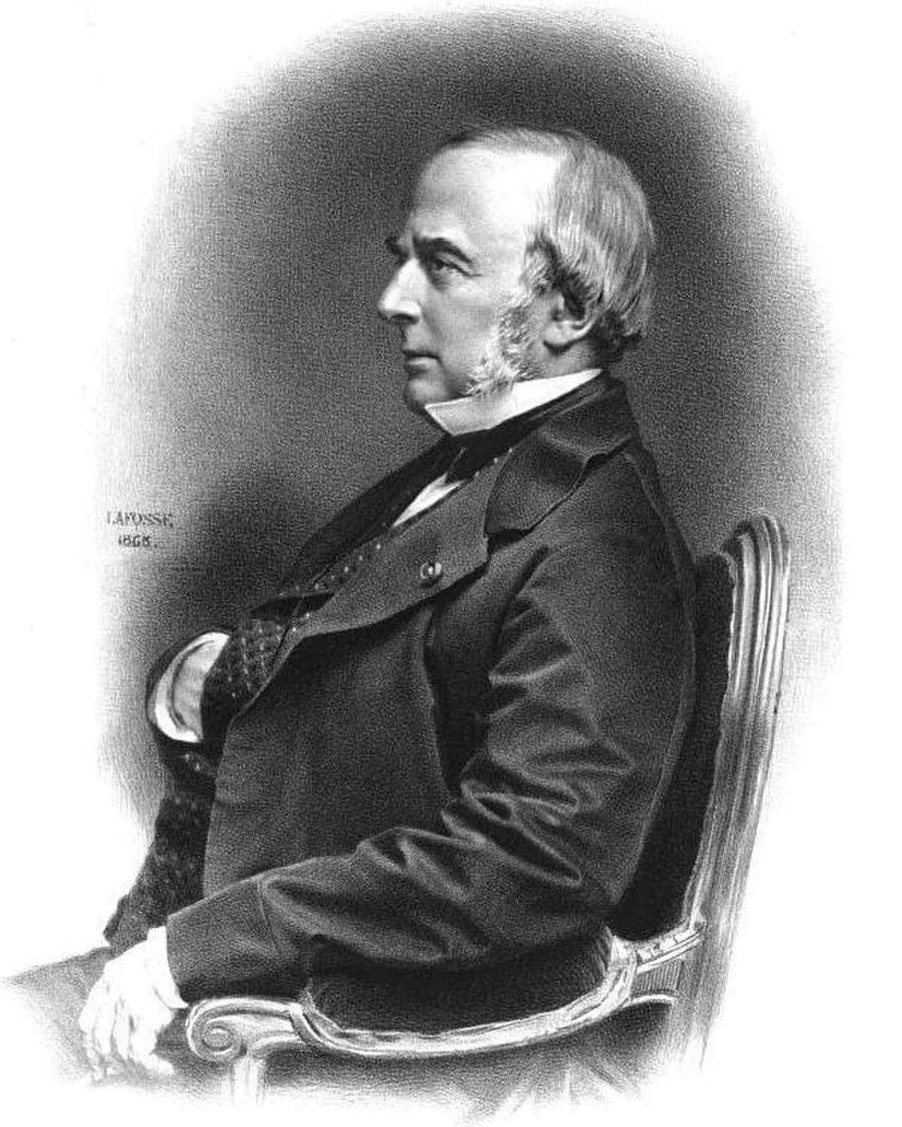 Porträt von Adolphe Vuitry (1813–1885) – Gedenkseite
