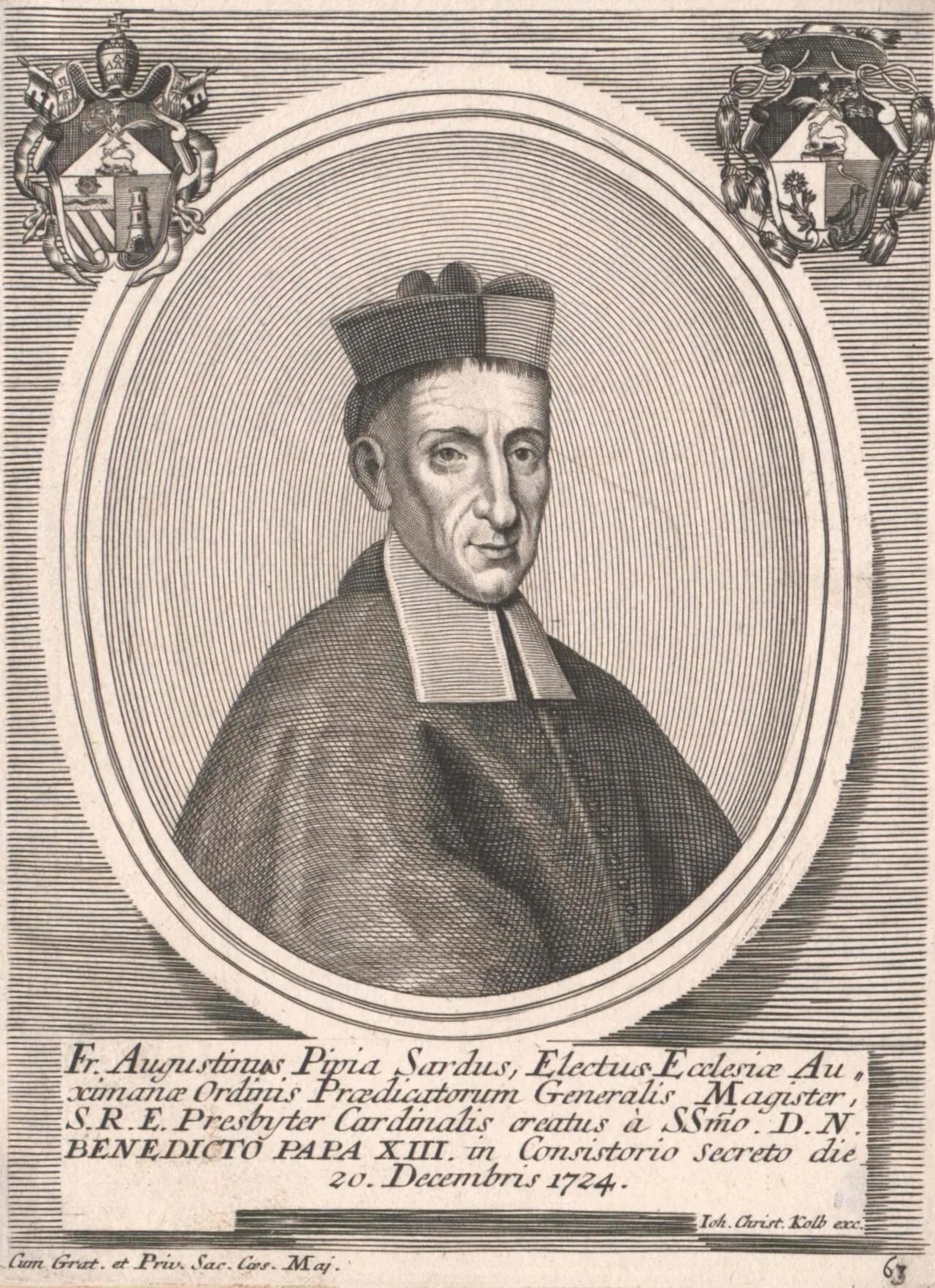 Porträt von Agustín Pipia (1660–1725) – Gedenkseite
