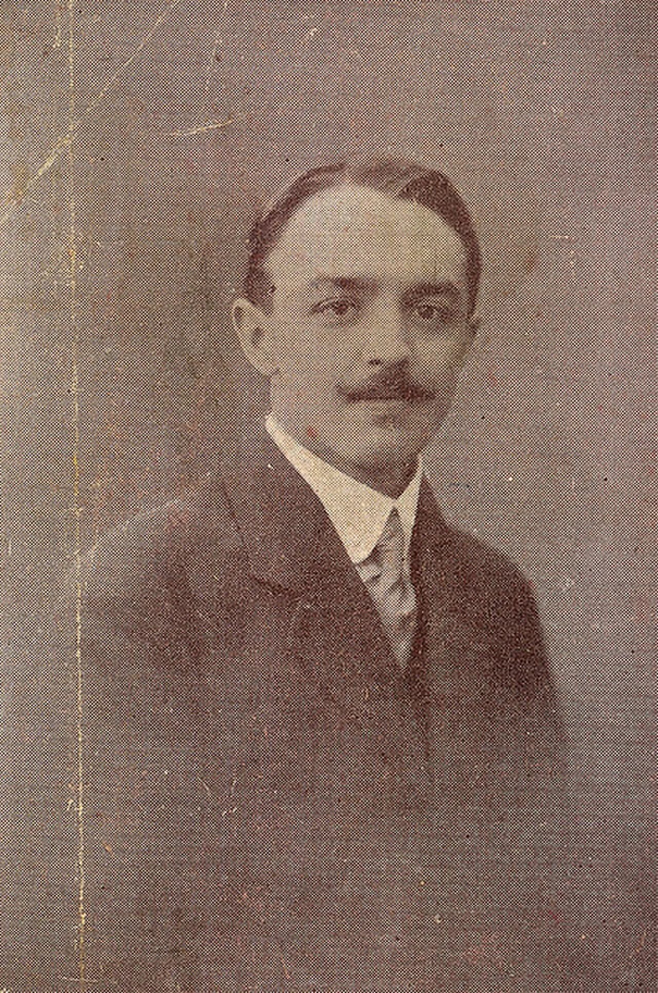 Porträt von Agustín Nieto Caballero (1889–1975) – Gedenkseite