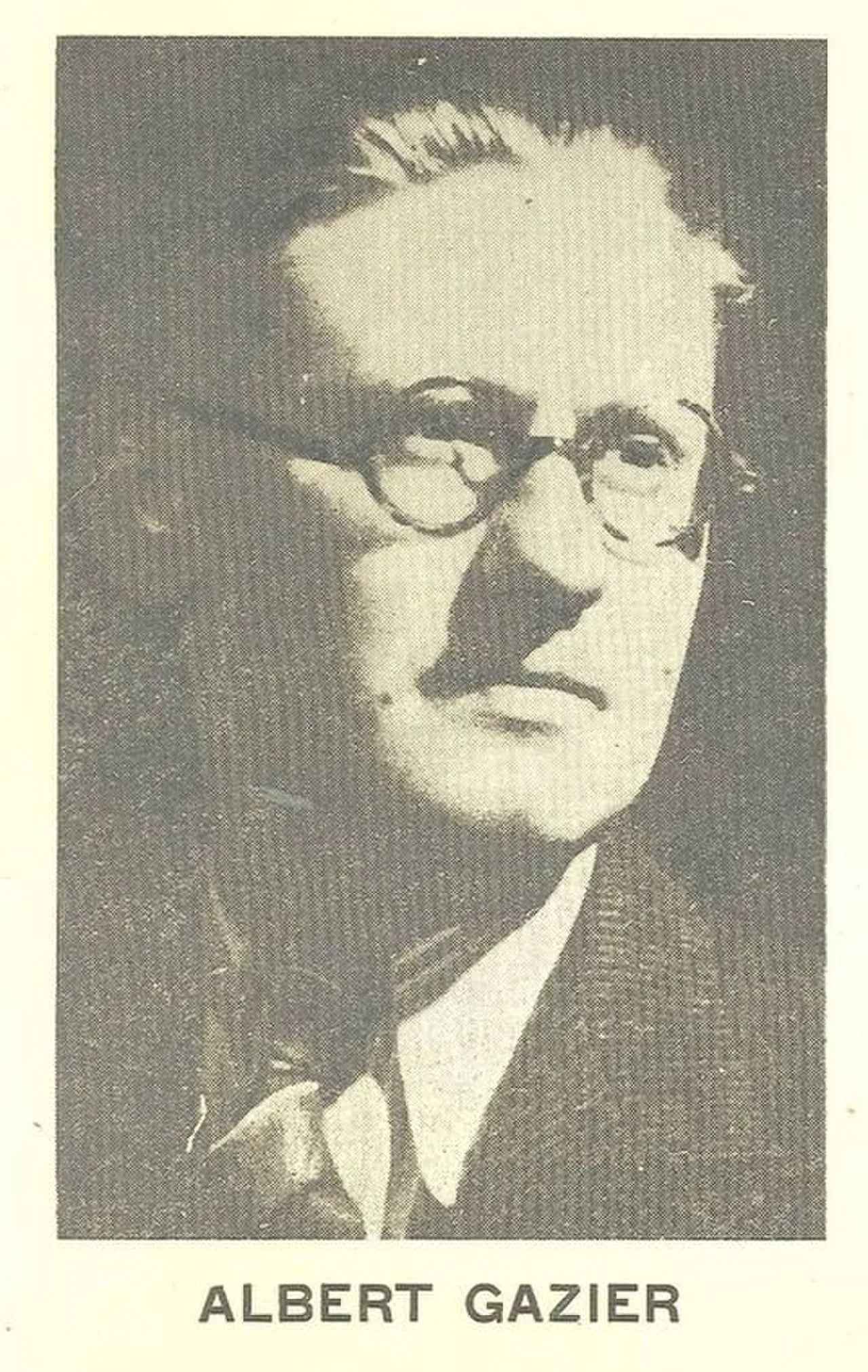 Porträt von Albert Gazier (1908–1997) – Gedenkseite