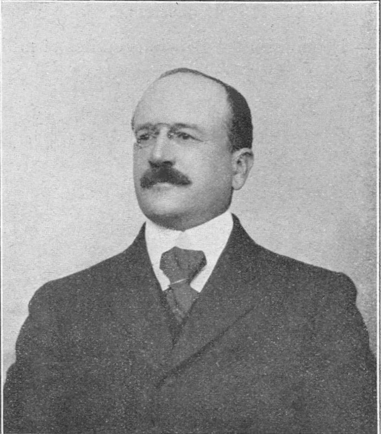 Porträt von Albert Seydoux (1866–1918) – Gedenkseite