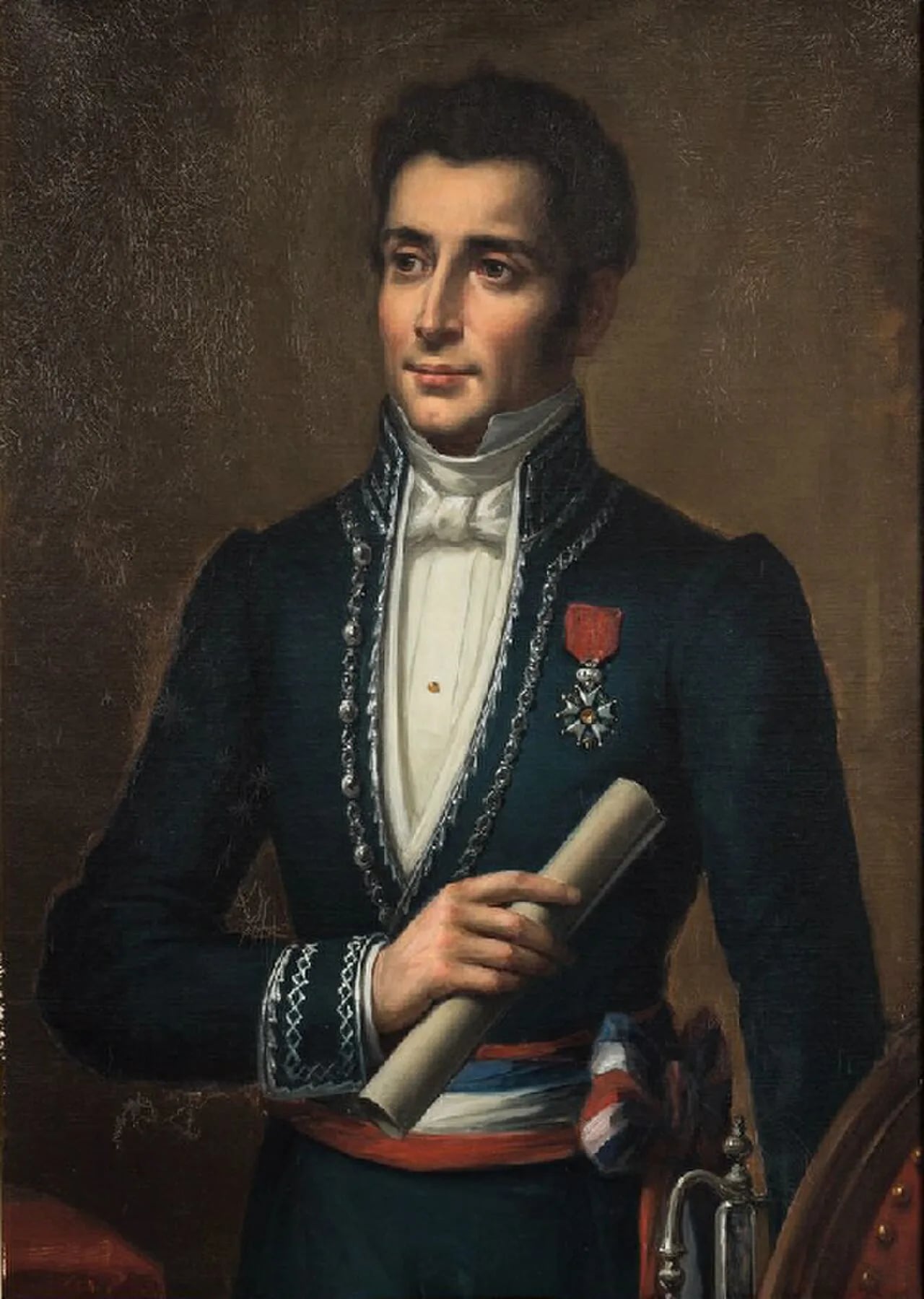 Porträt von Alexandre Auguste Joubert-Bonnaire (1775–1859) – Gedenkseite