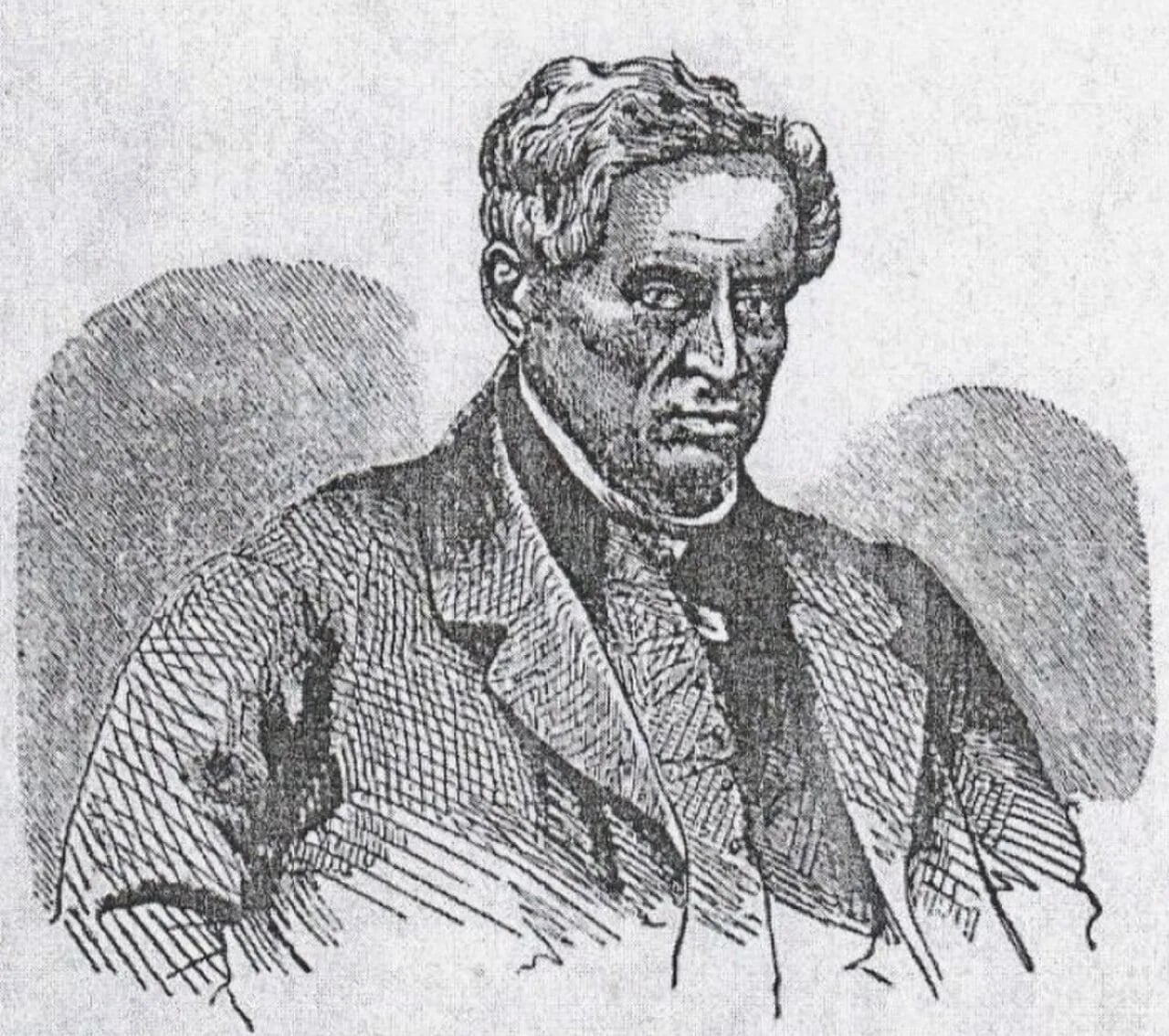 Porträt von Alexandre Chauvelot (1796–1861) – Gedenkseite