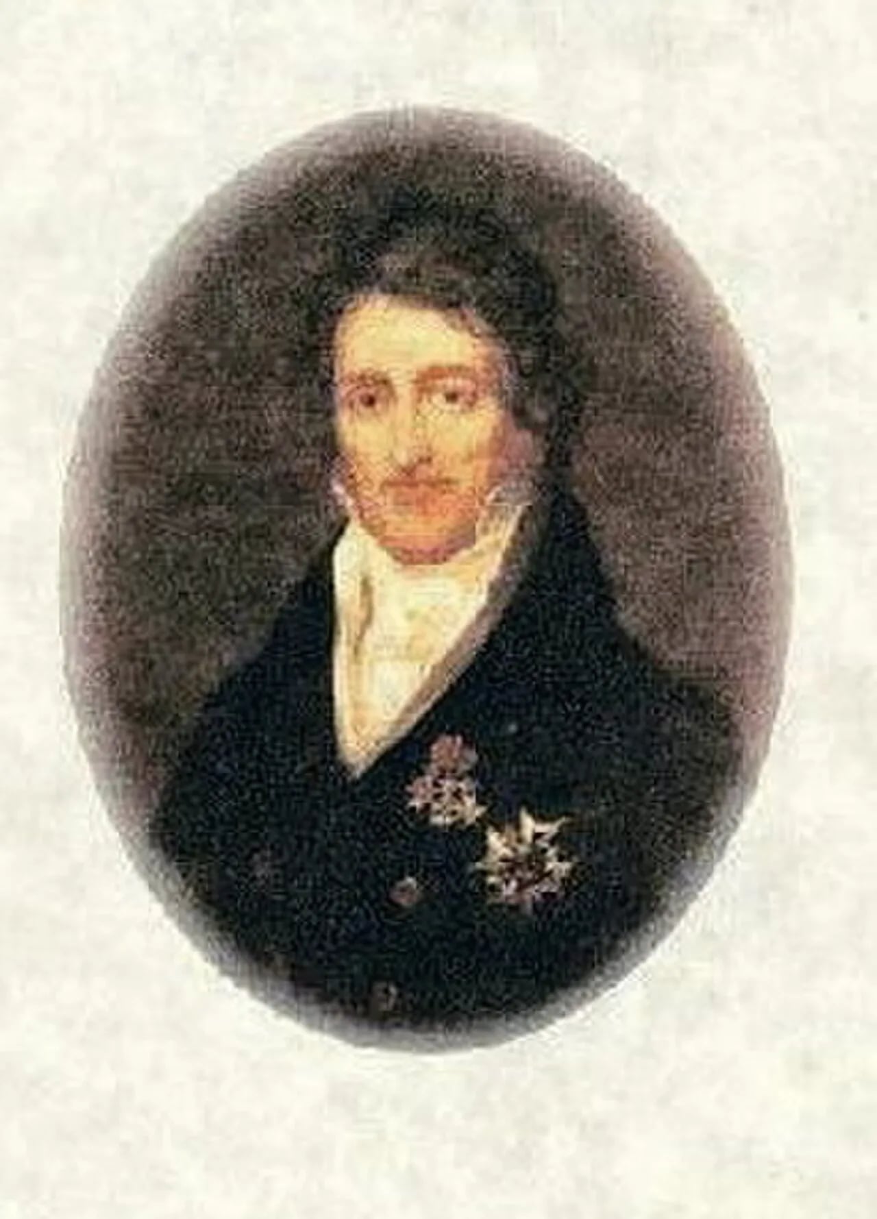Porträt von Alexandre César de La Panouse (1764–1836) – Gedenkseite