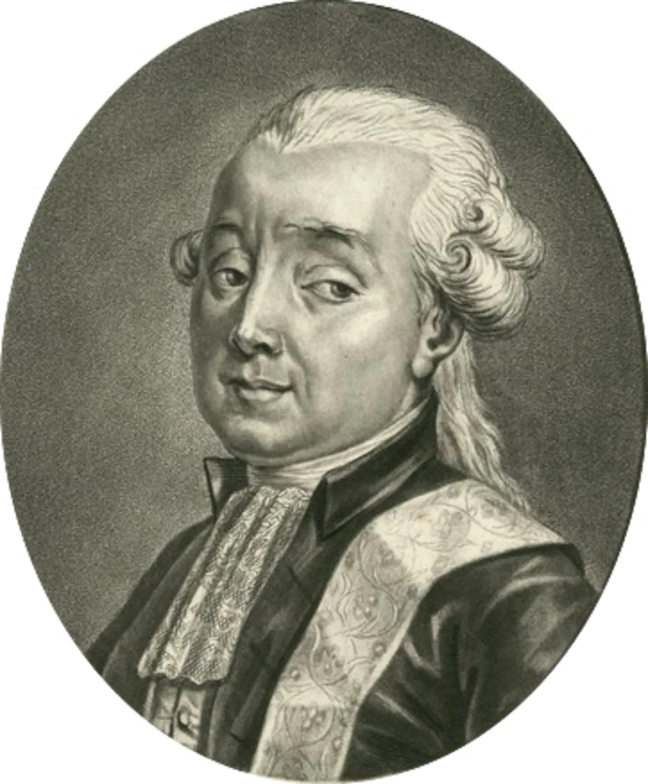 Porträt von Alexandre de Falcoz de La Blache (1739–1799) – Gedenkseite