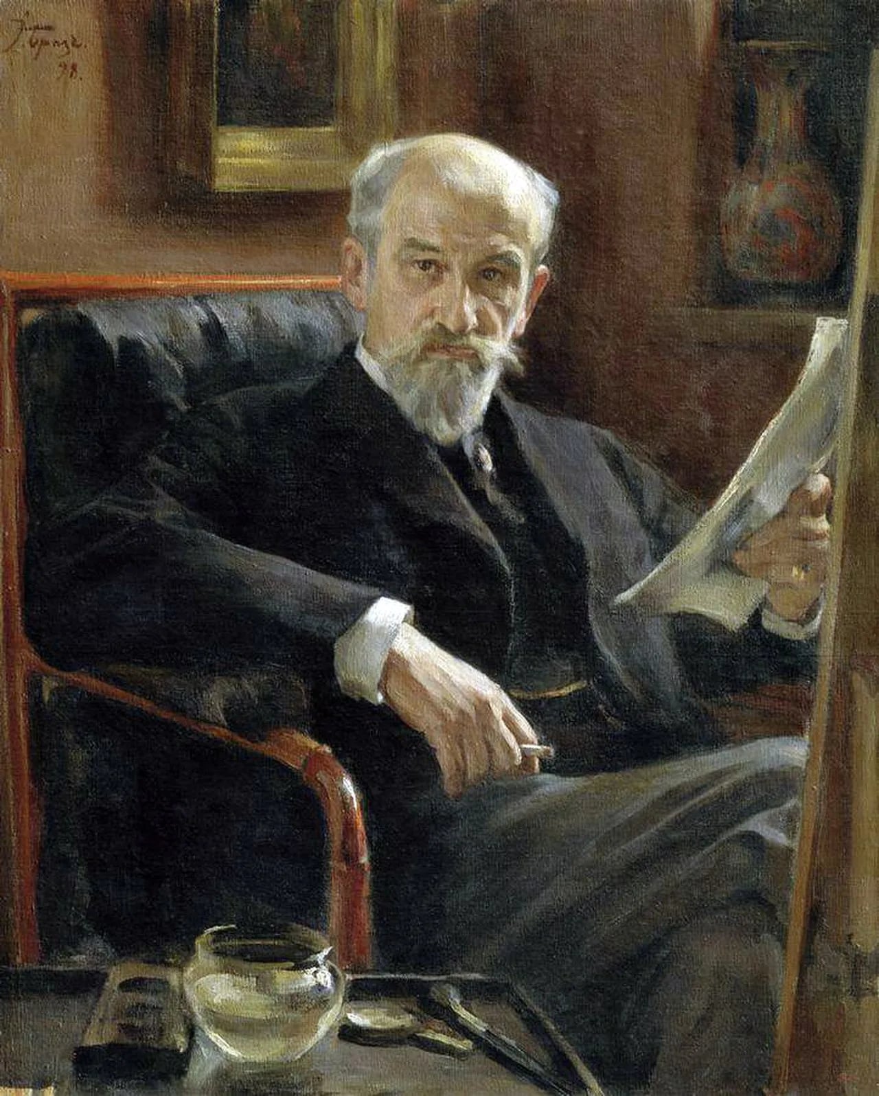 Porträt von Aleksandr Sokolov (1829–1913) – Gedenkseite