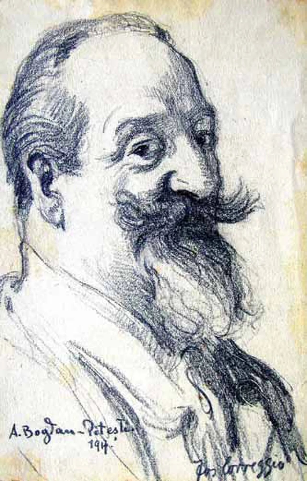 Porträt von Alexandru Bogdan-Piteşti (1870–1922) – Gedenkseite