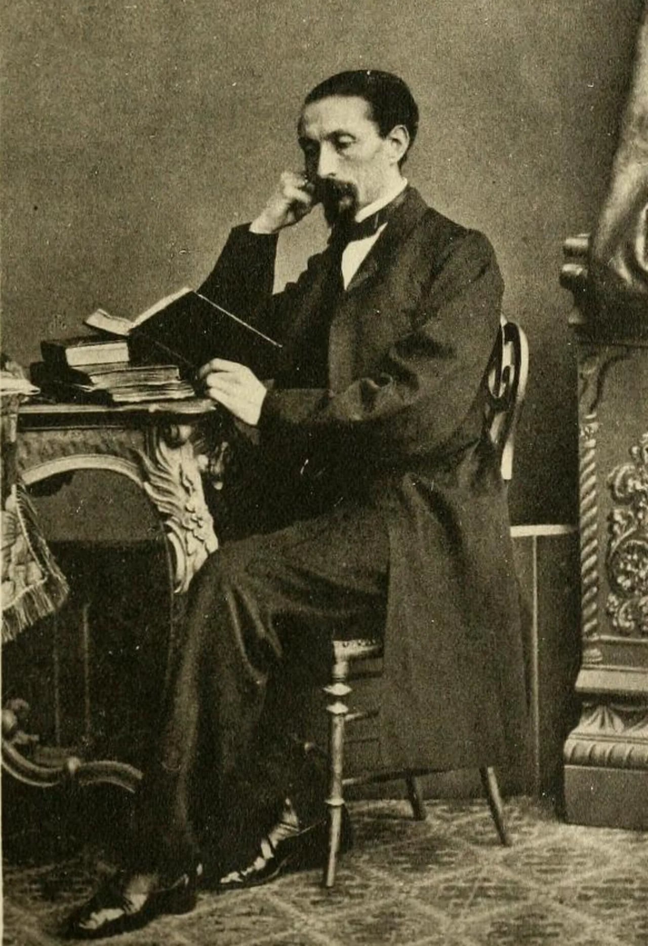 Porträt von Alfred Huet du Pavillon (1829–1907) – Gedenkseite