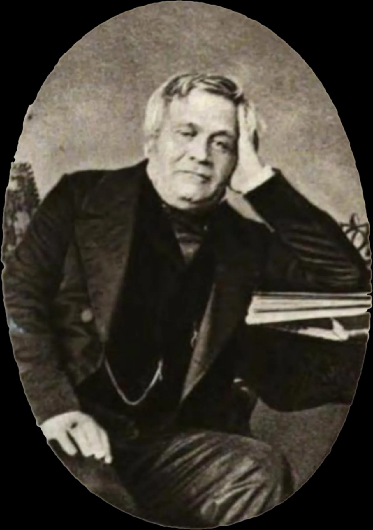 Porträt von Alfred François Nettement (1805–1869) – Gedenkseite