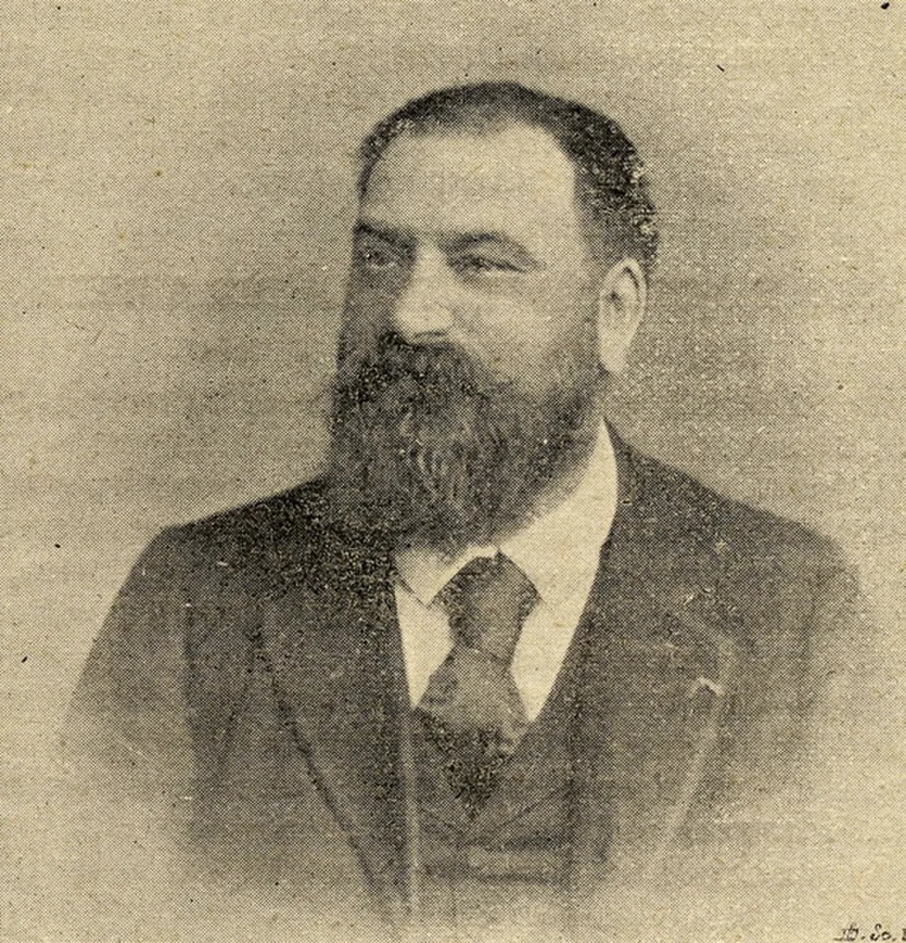 Porträt von Alfred Riom (1842–1908) – Gedenkseite