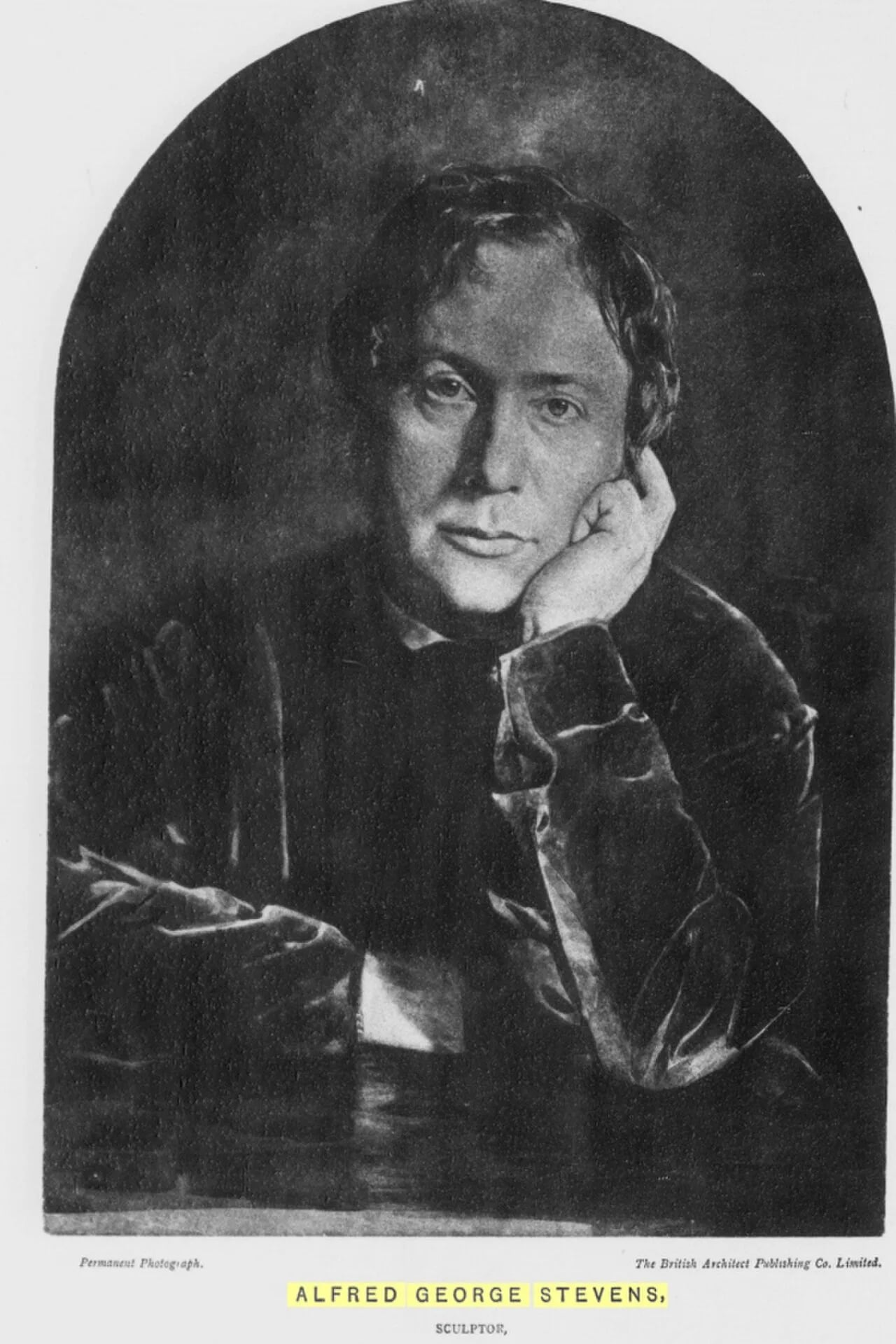 Porträt von Alfred Stevens (1817–1875) – Gedenkseite