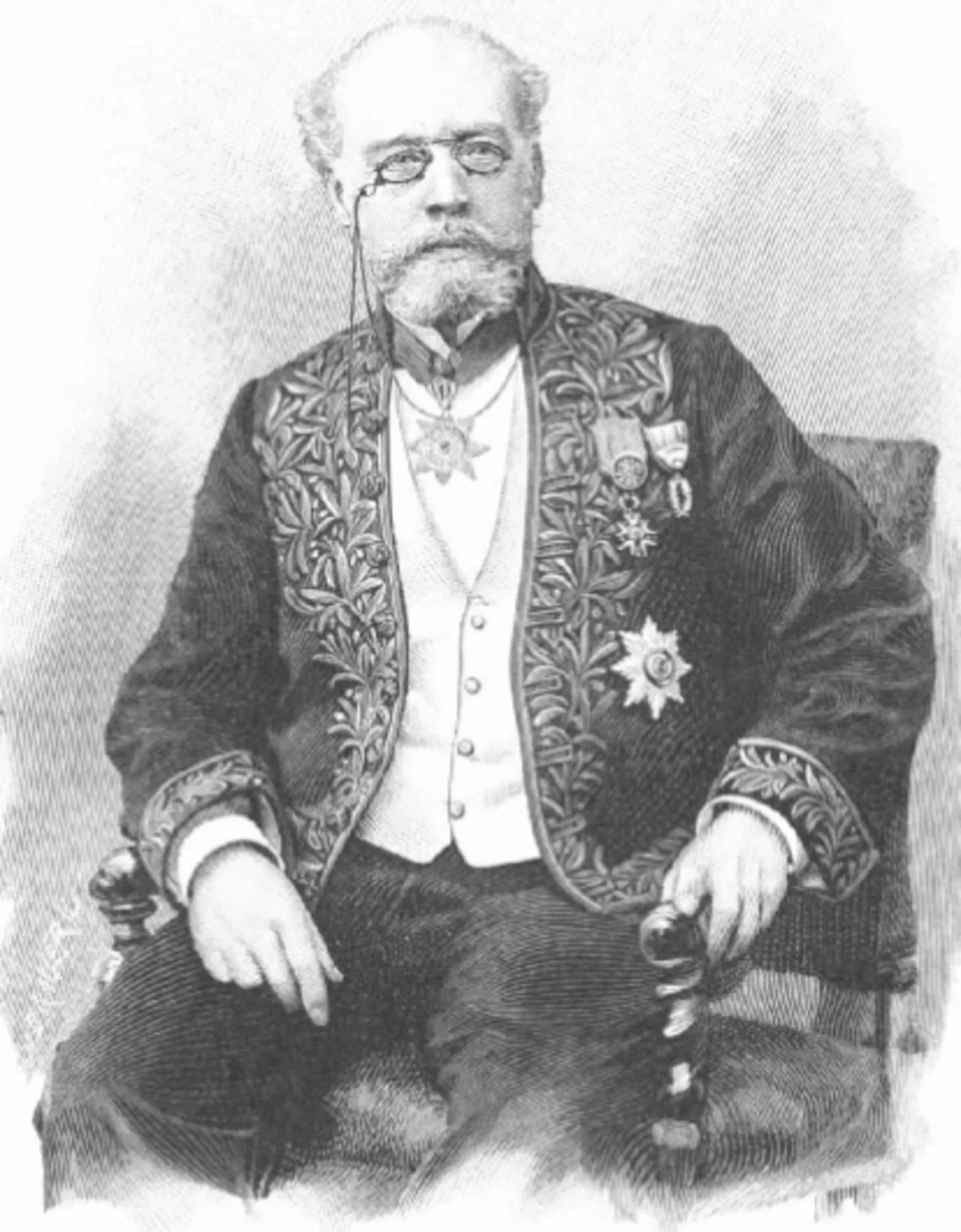 Porträt von Alfred de Foville (1842–1913) – Gedenkseite