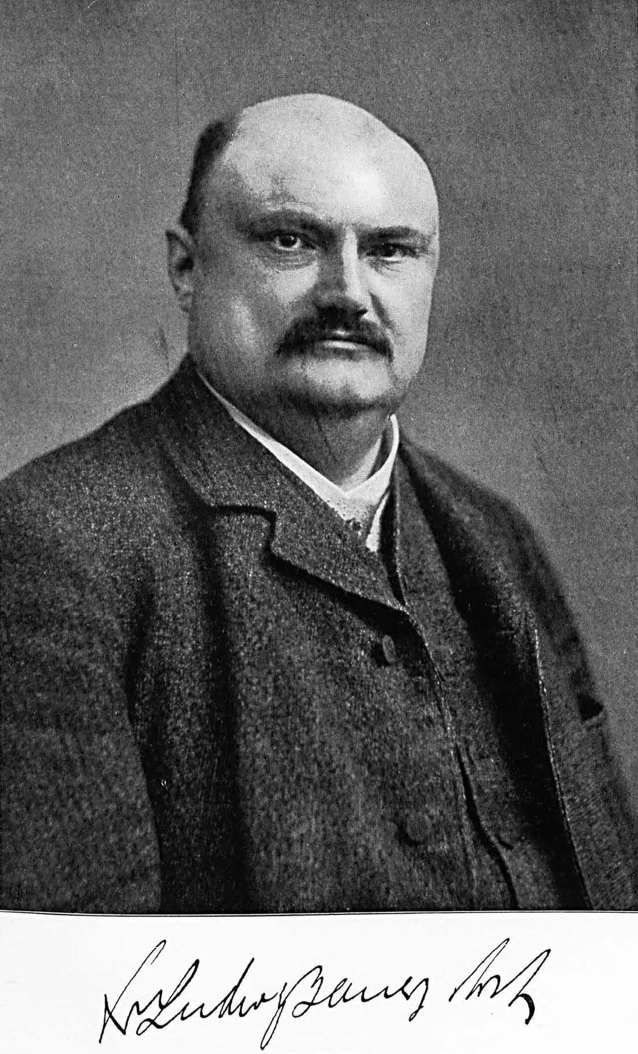 Porträt von Ludwig Bauer (1863–1911) – Gedenkseite