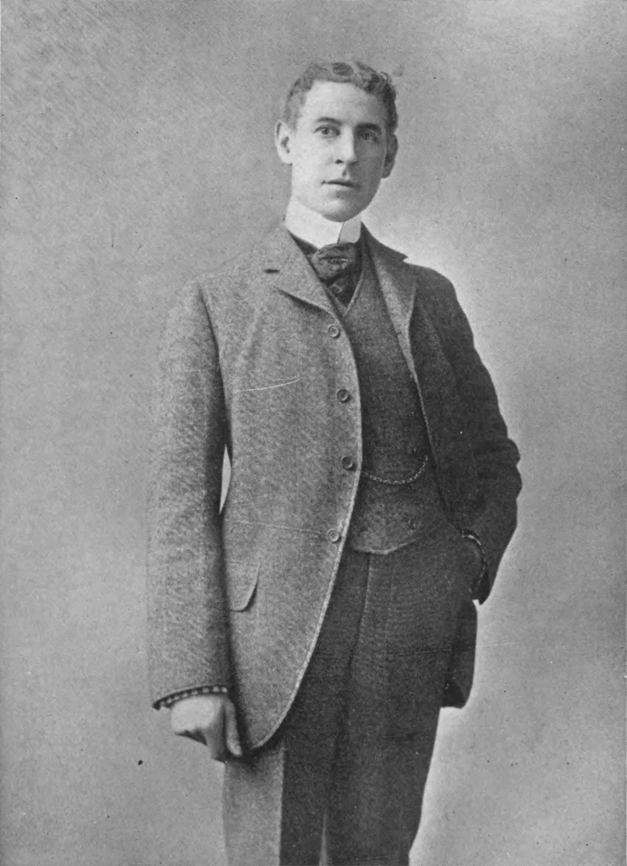 Porträt von Charles E. Evans (1856–1945) – Gedenkseite