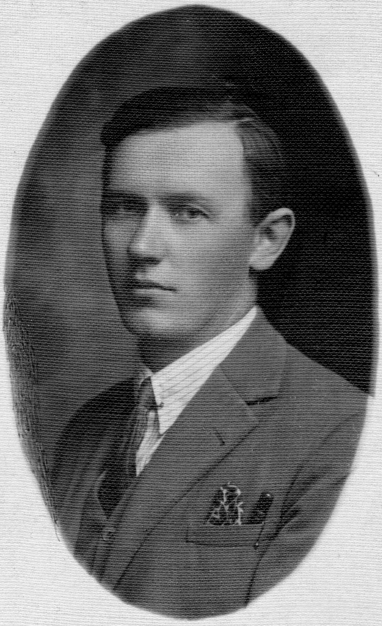 Porträt von Robert Valdgoni (1892–1939) – Gedenkseite