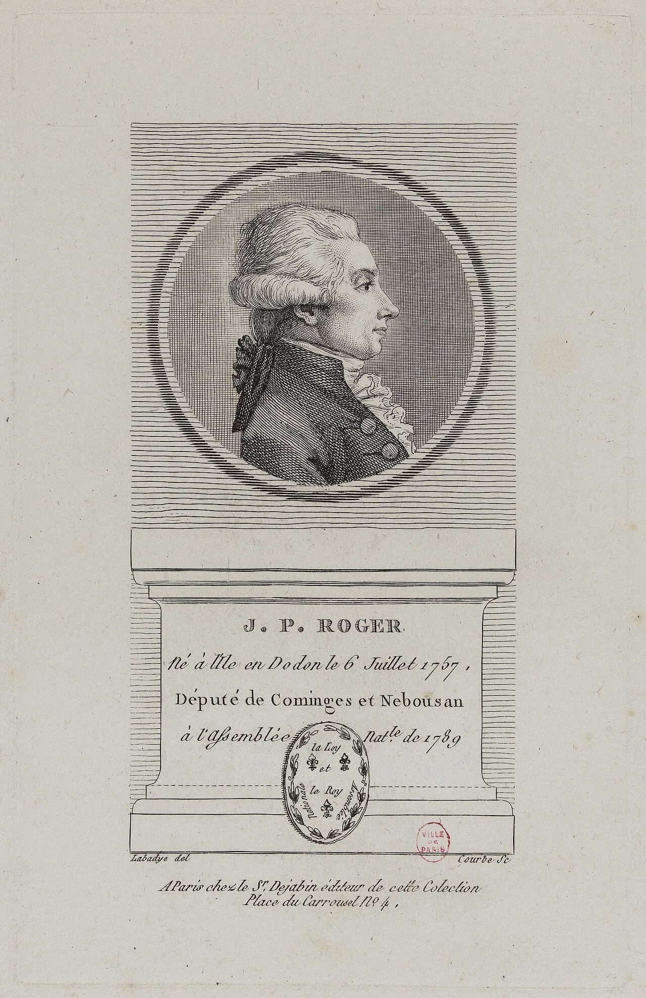 Portrait of Jean-Pierre Roger (1757–1825) – memorial page