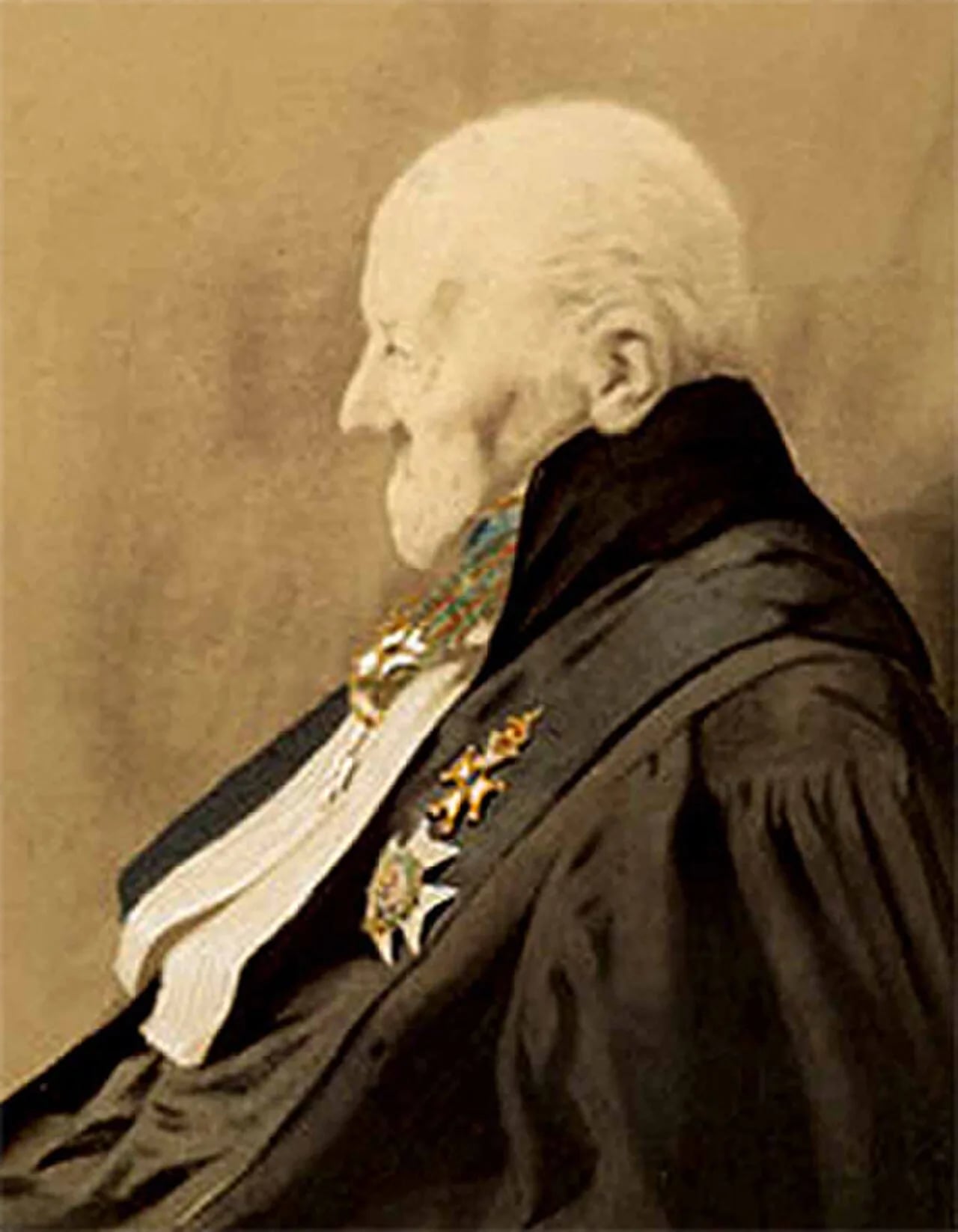 Porträt von Maurits Cornelis van Hall (1768–1858) – Gedenkseite
