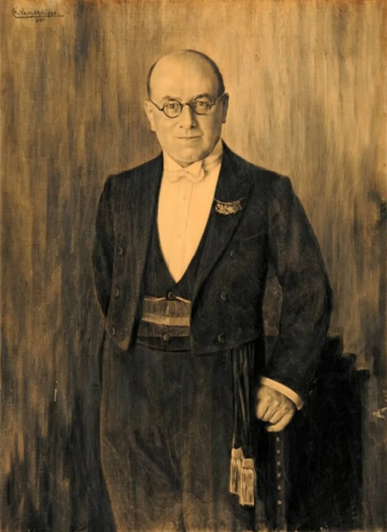 Porträt von Alphonse Van Hoeck (1890–1957) – Gedenkseite