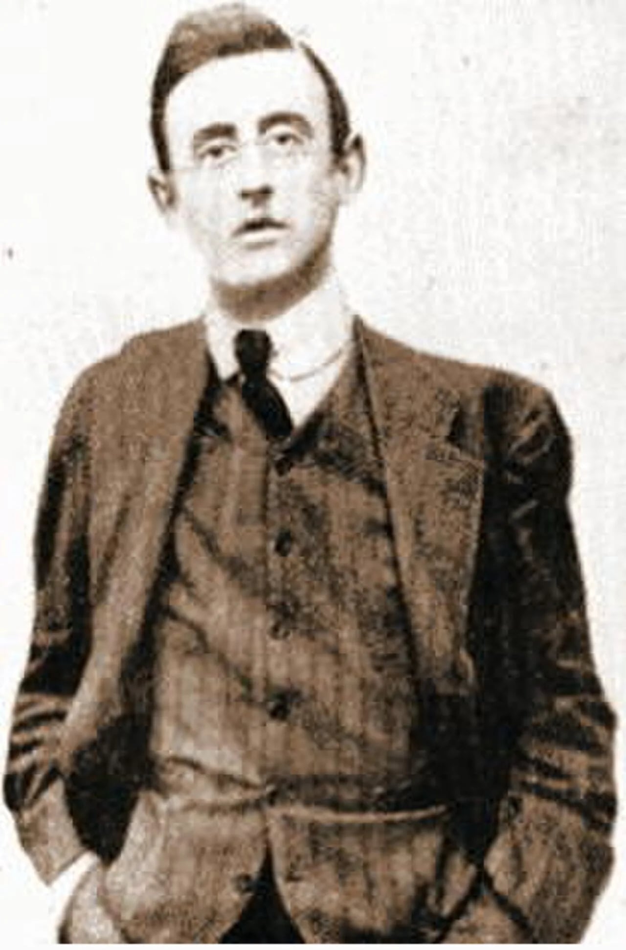 Porträt von Joseph Plunkett (1887–1916) – Gedenkseite