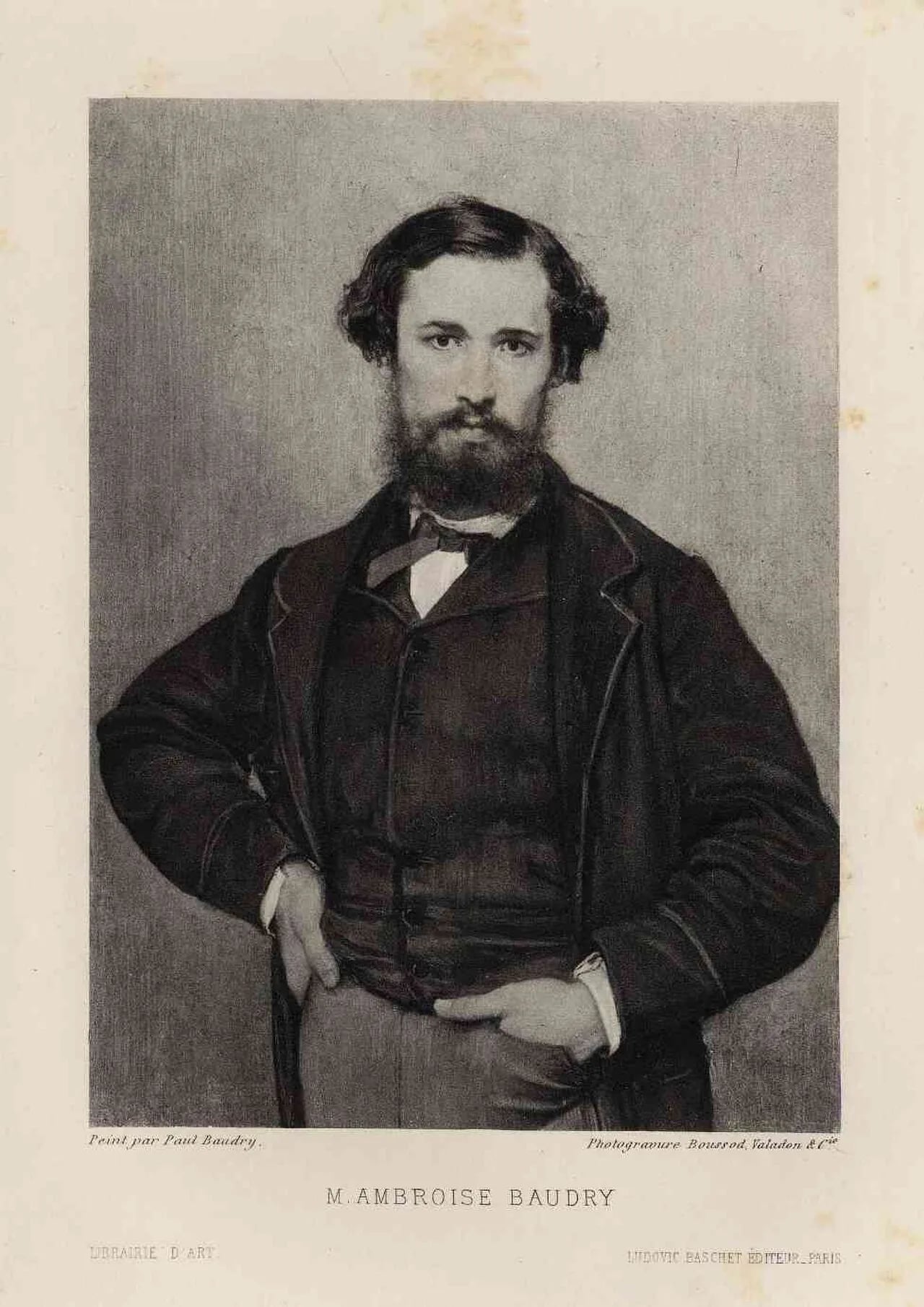 Porträt von Ambroise Baudry (1838–1906) – Gedenkseite