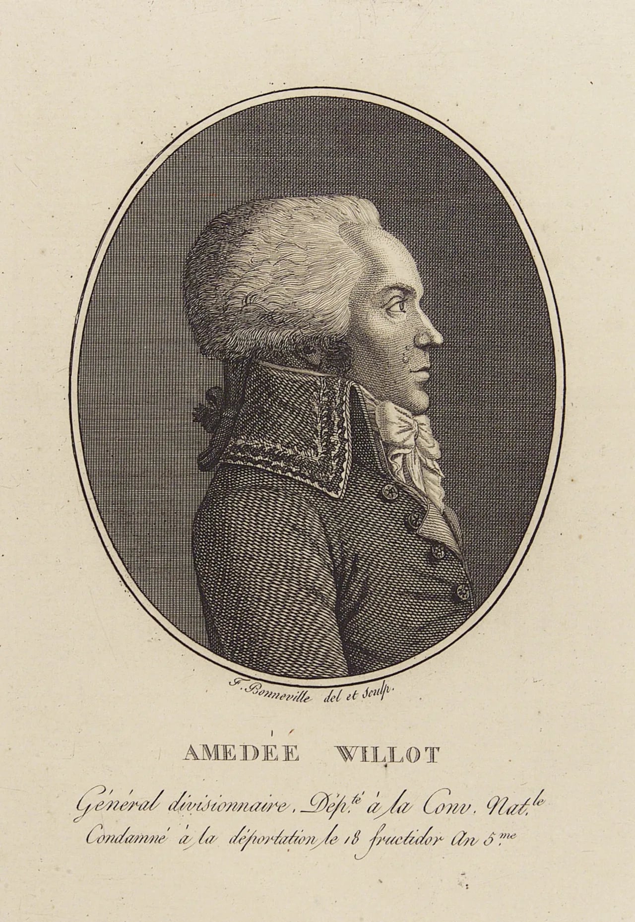 Porträt von Amédée Willot (1755–1823) – Gedenkseite