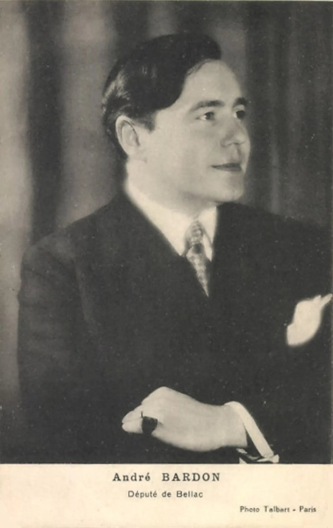 Portrait of André Bardon (1901–1965) – memorial page
